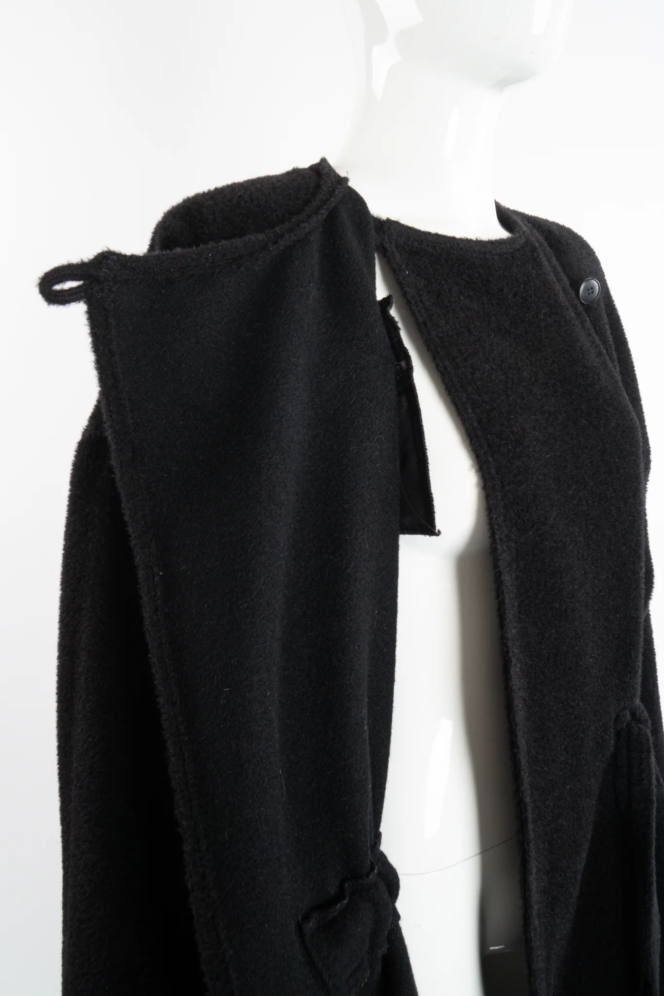 Fuzzy Alpaca Robe Coat - Image 11