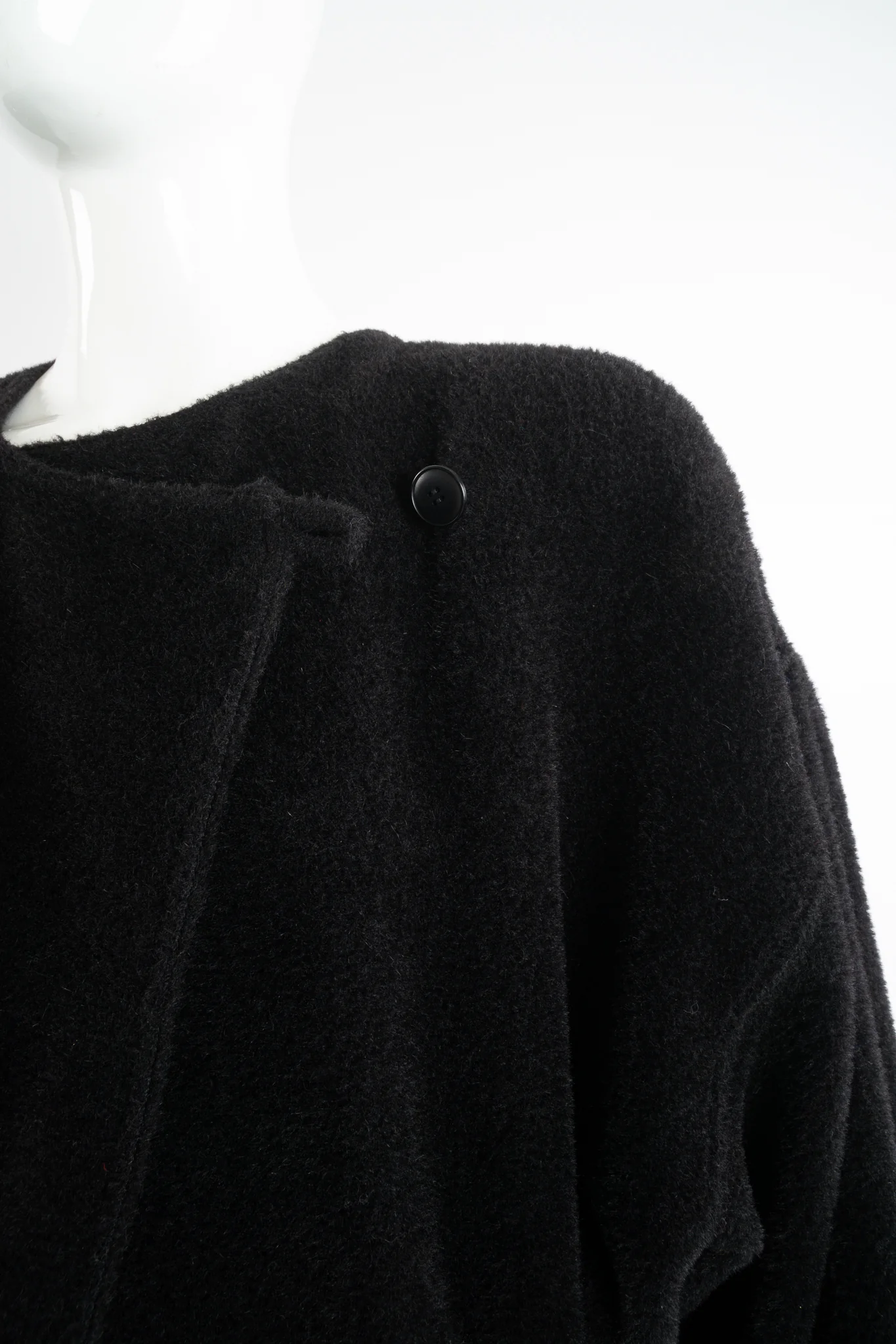 Fuzzy Alpaca Robe Coat - Image 12