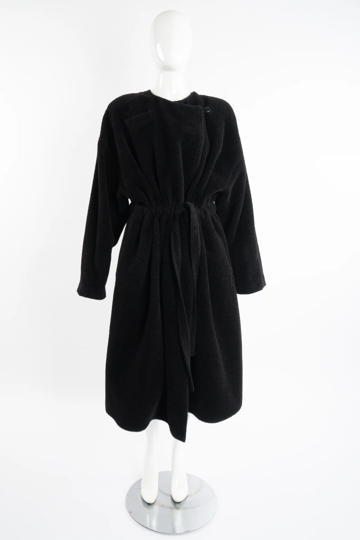 Fuzzy Alpaca Robe Coat - Image 6