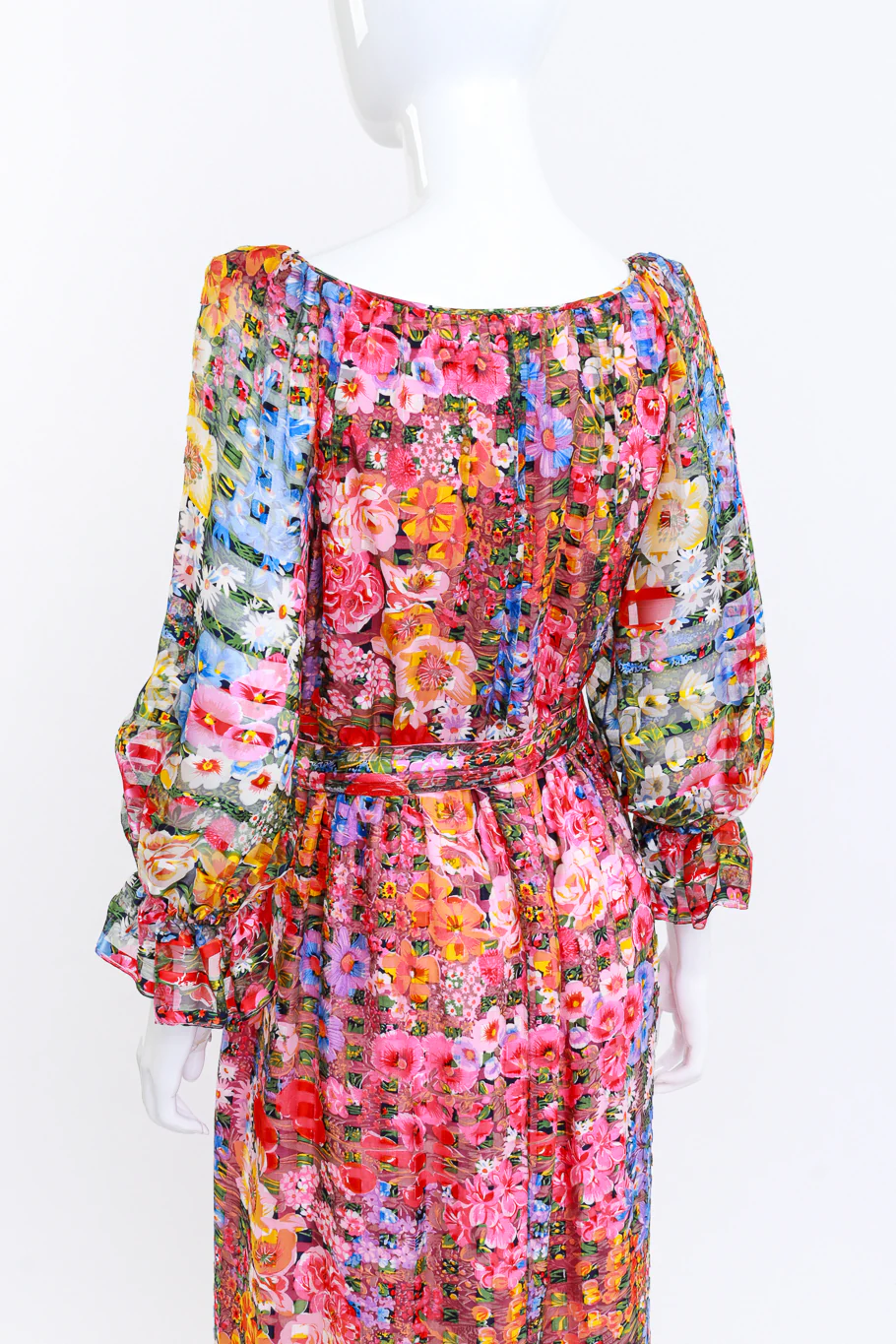 Garden Bouquet Peasant Dress II - Image 3