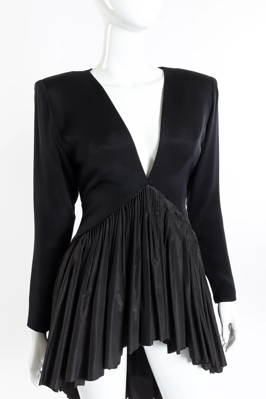 Gathered Taffeta Top - Image 4
