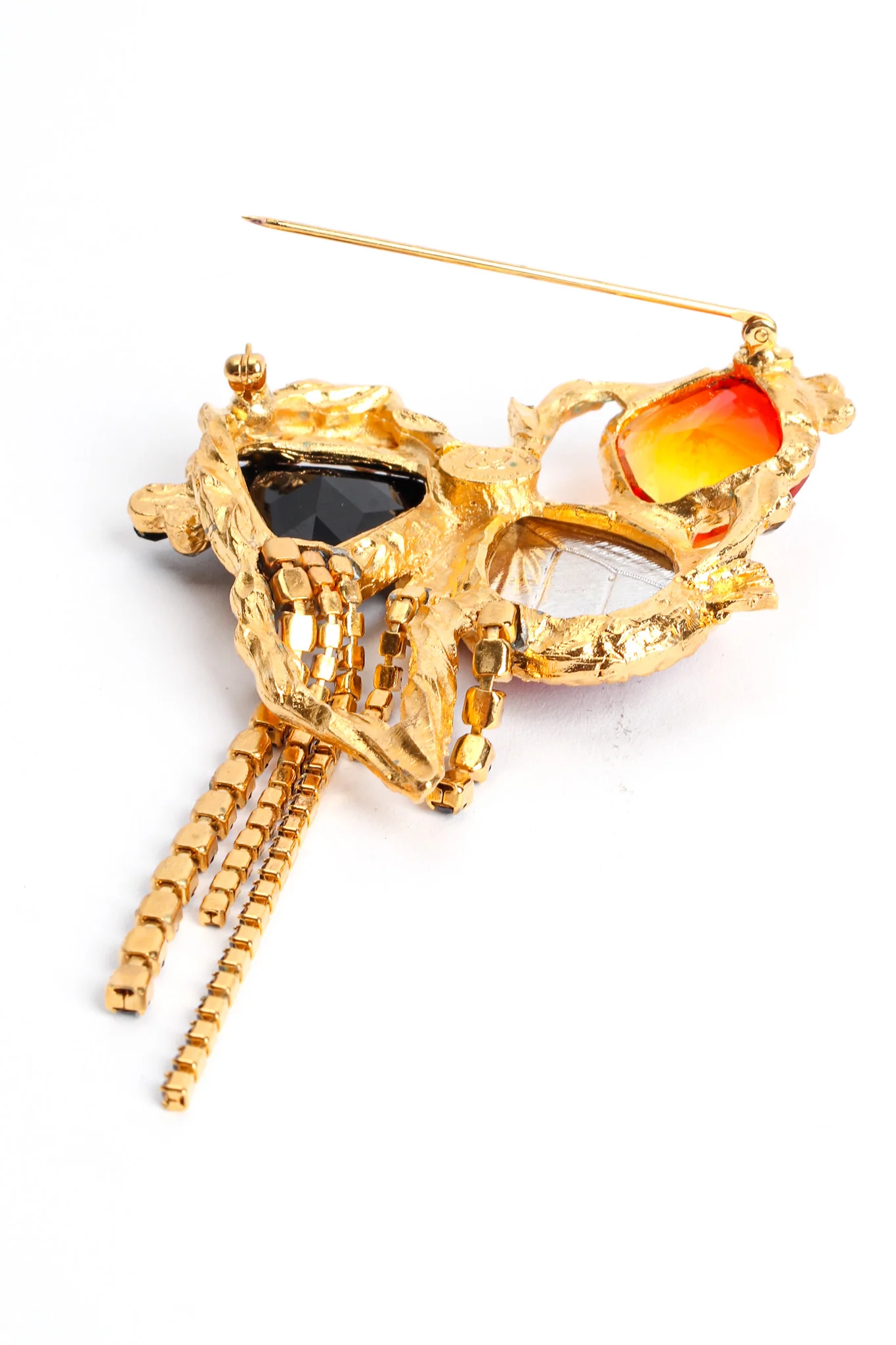 Gem Cluster Rhinestone Brooch - Image 8