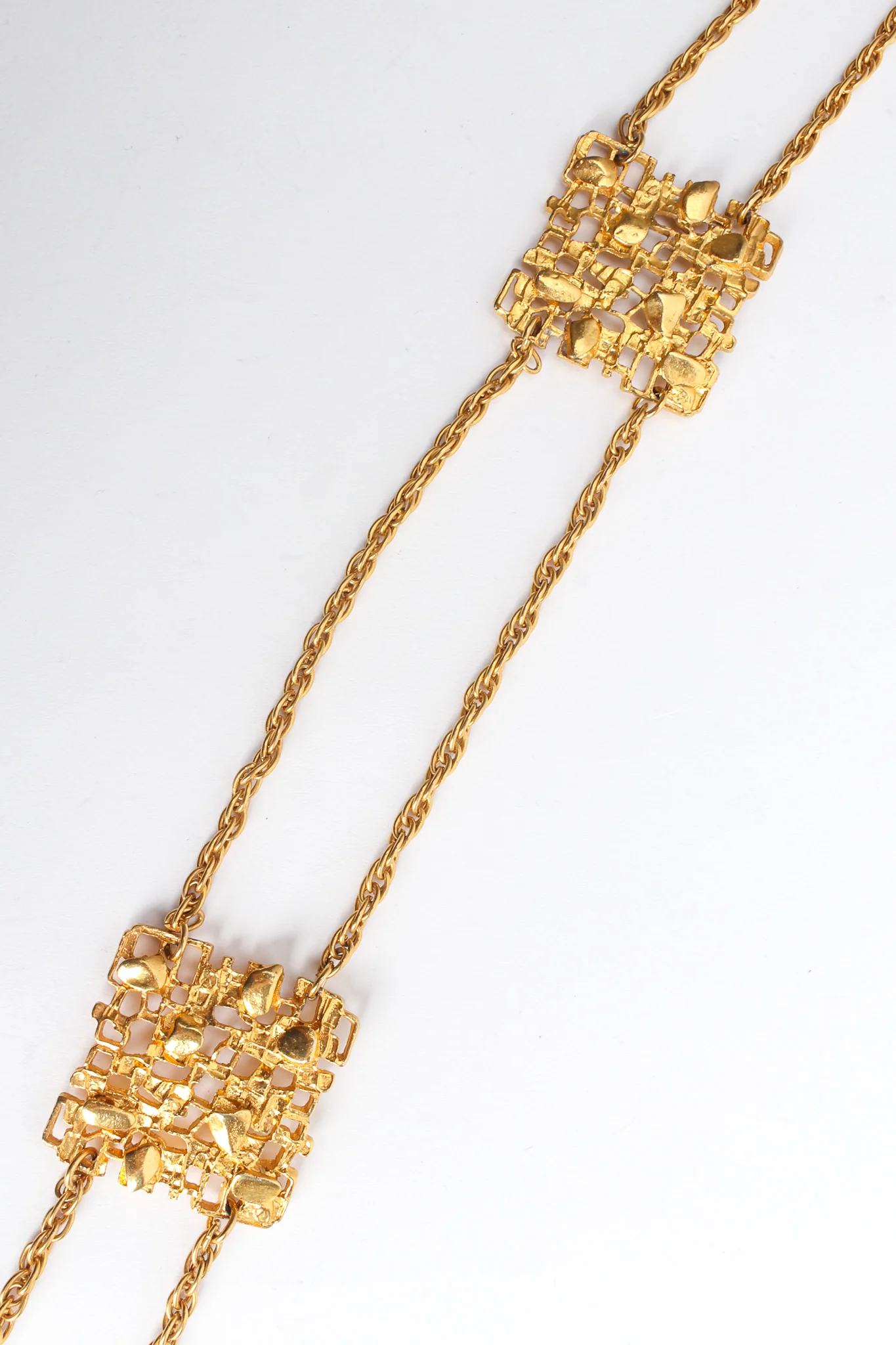 Geo Brutalist Plate Chain Belt - Image 4