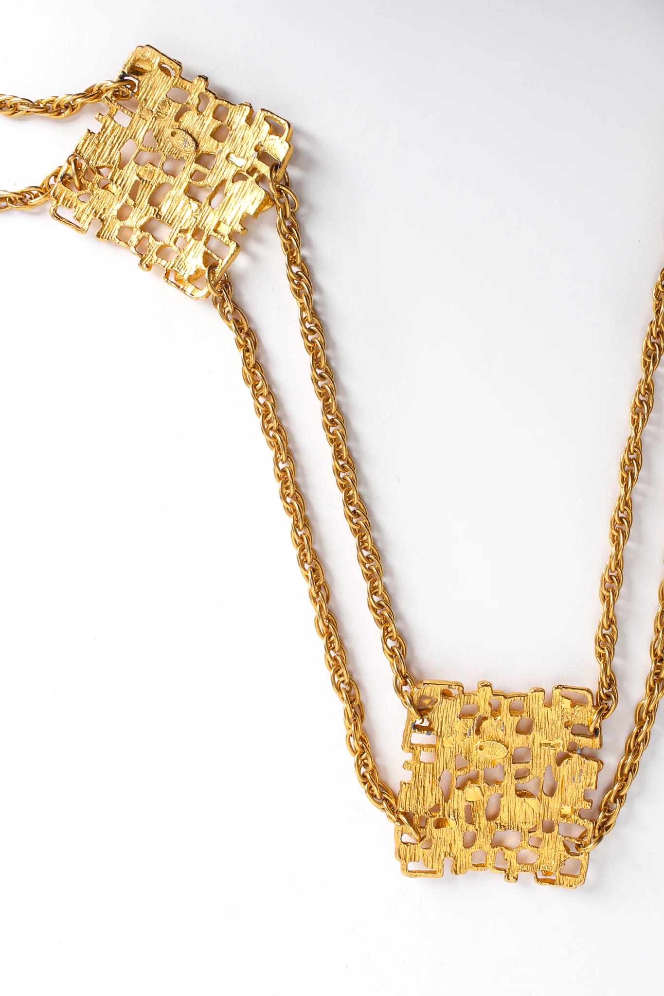 Geo Brutalist Plate Chain Belt - Image 5