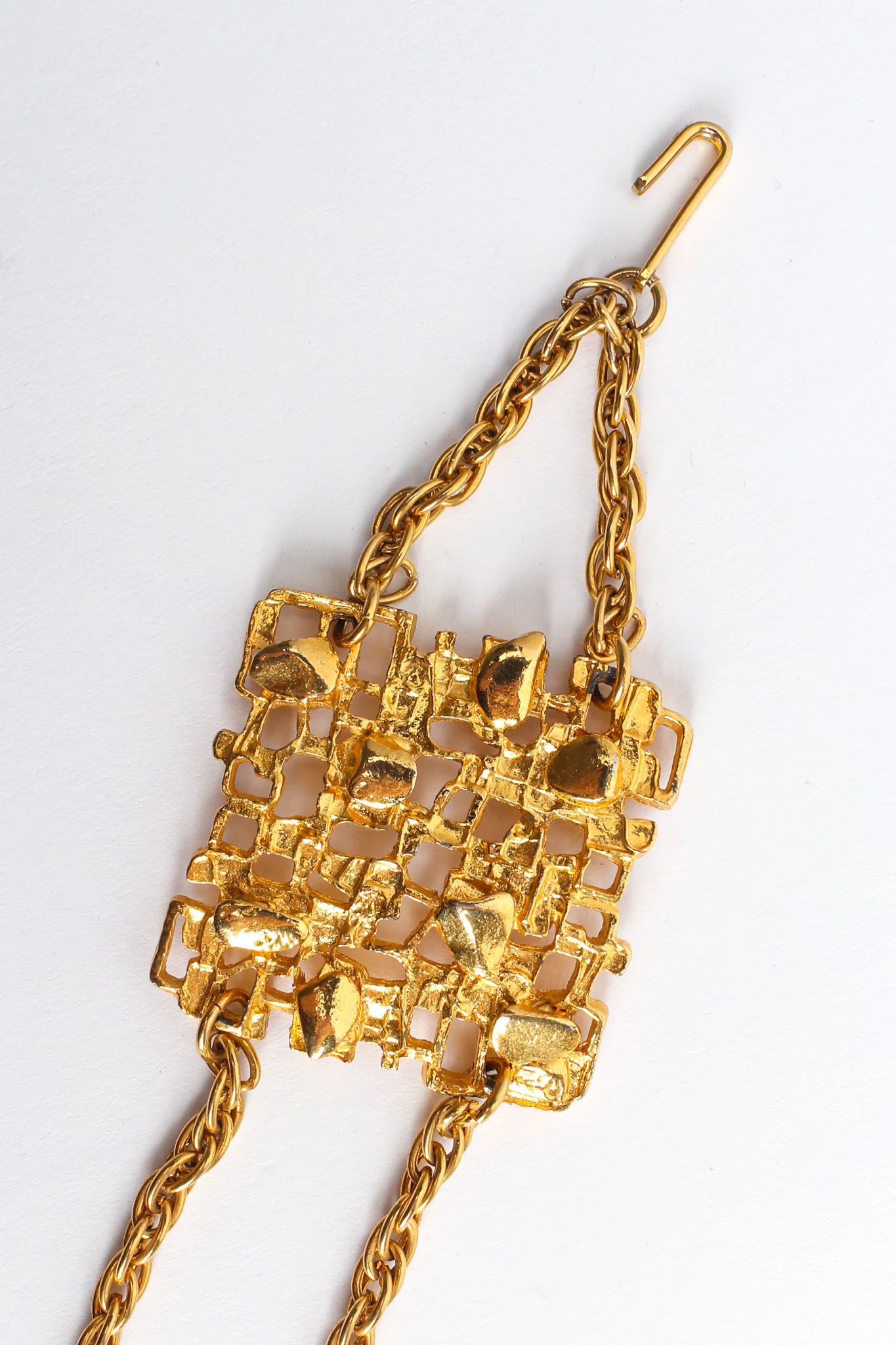 Geo Brutalist Plate Chain Belt - Image 7