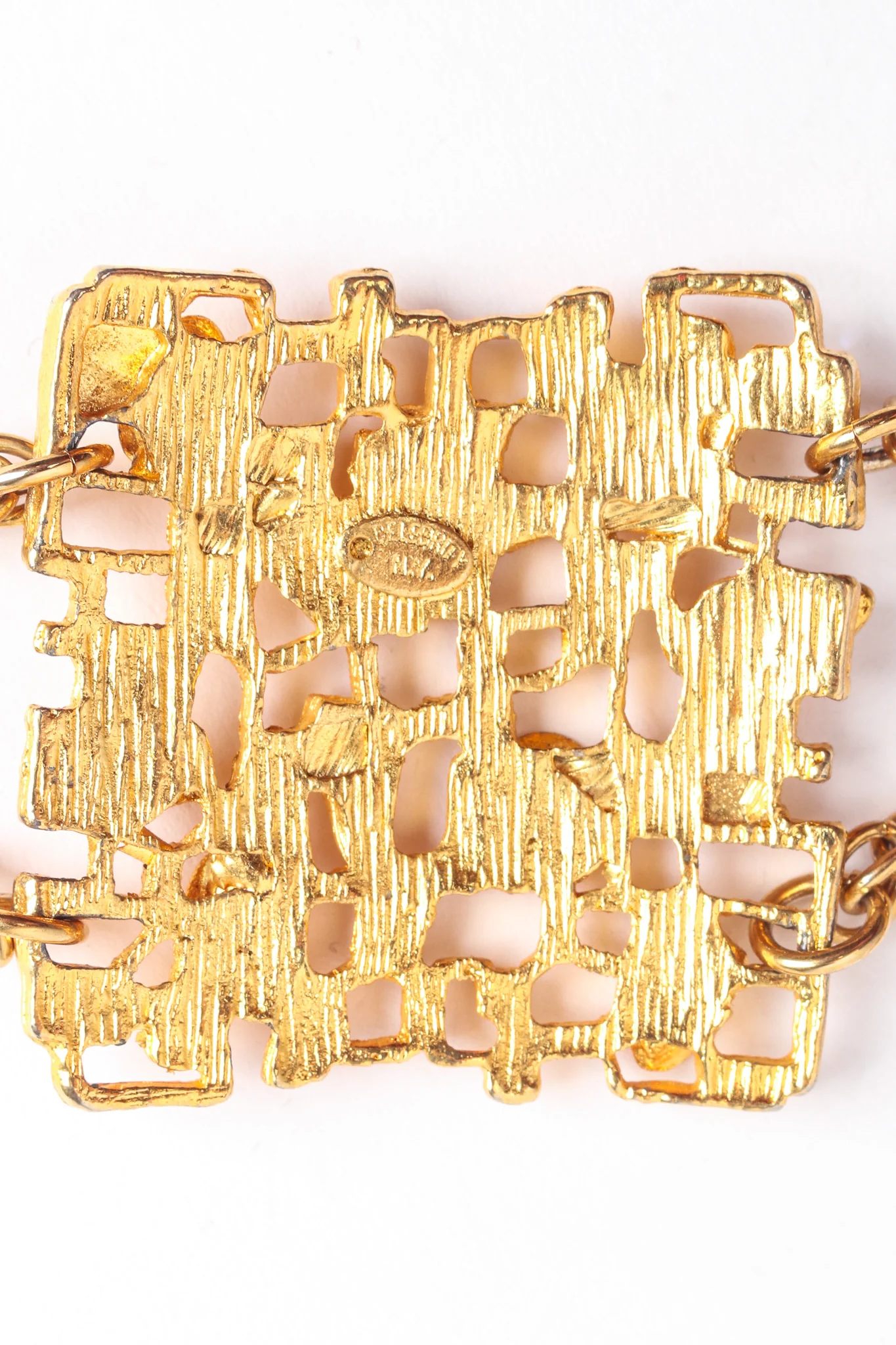 Geo Brutalist Plate Chain Belt - Image 9