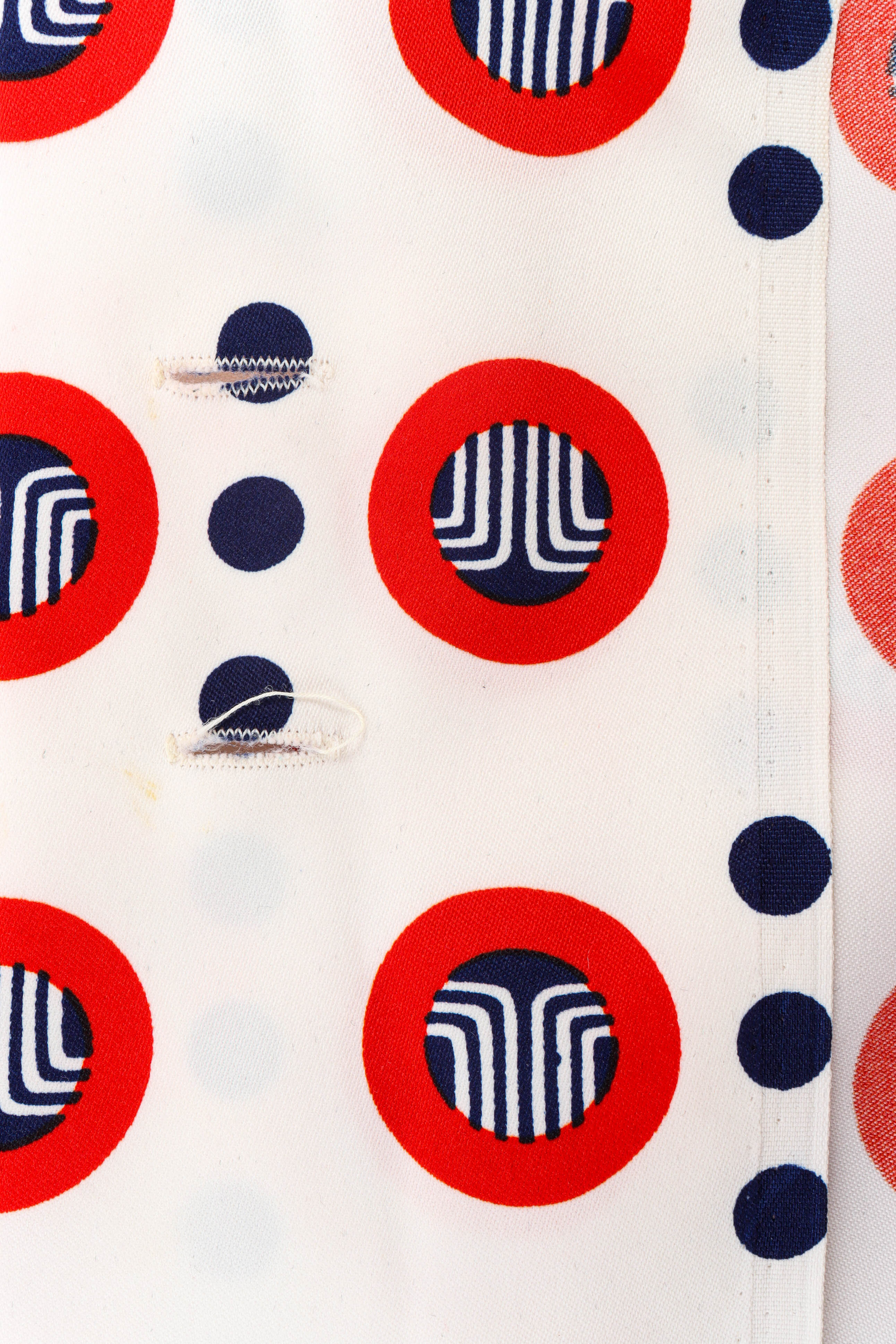 Geo Circles Dot Print Blouse - Image 11