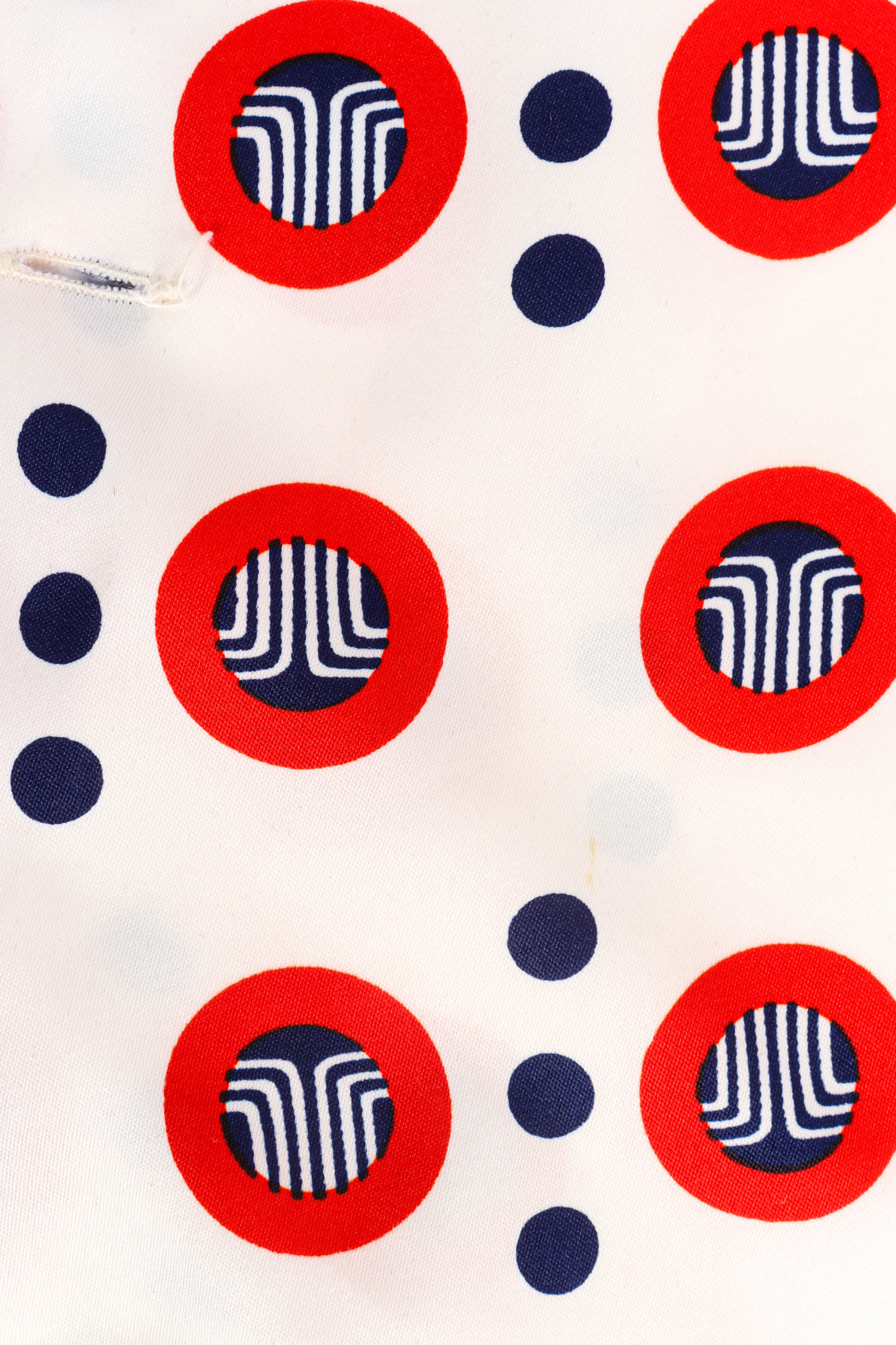 Geo Circles Dot Print Blouse - Image 12