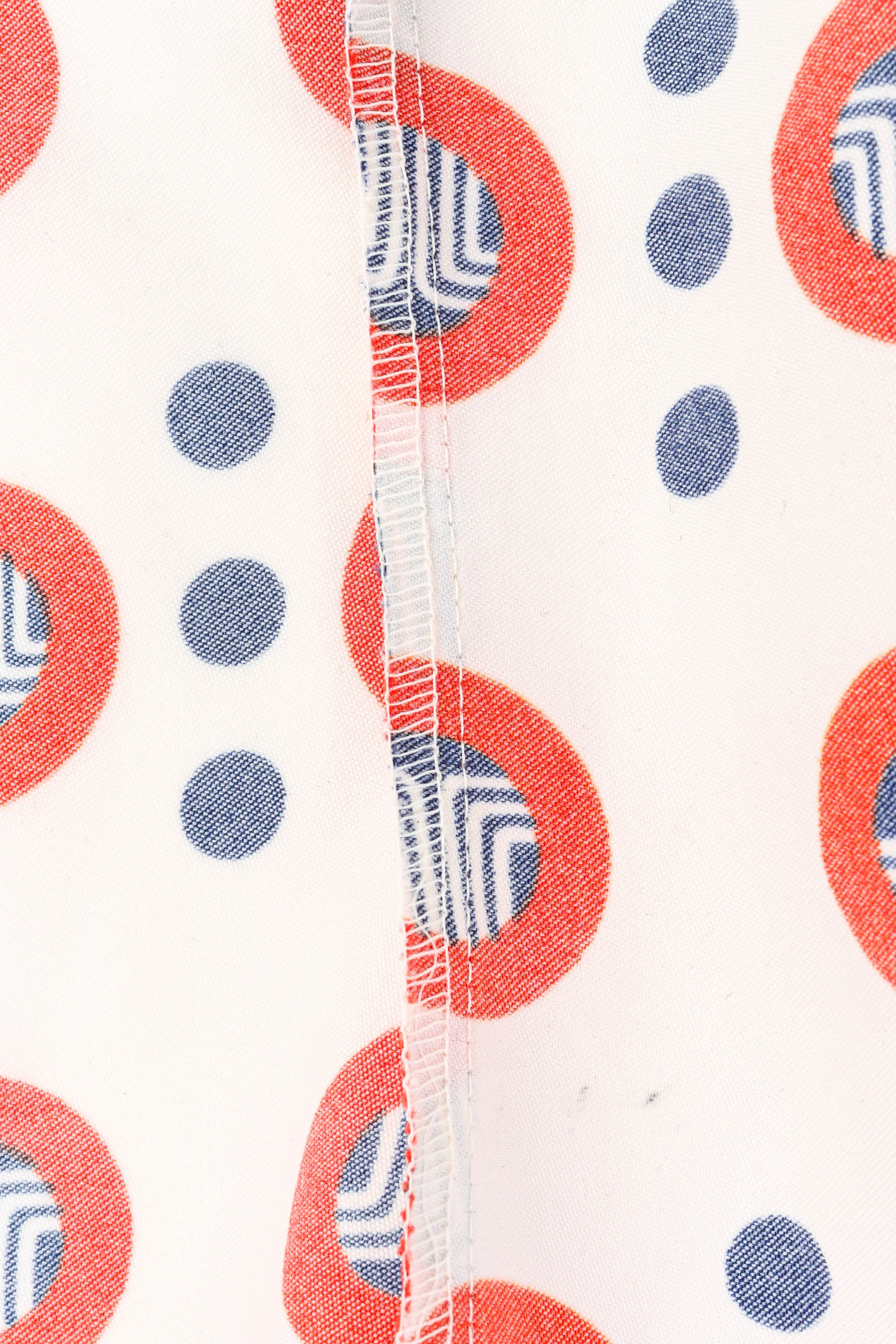Geo Circles Dot Print Blouse - Image 13