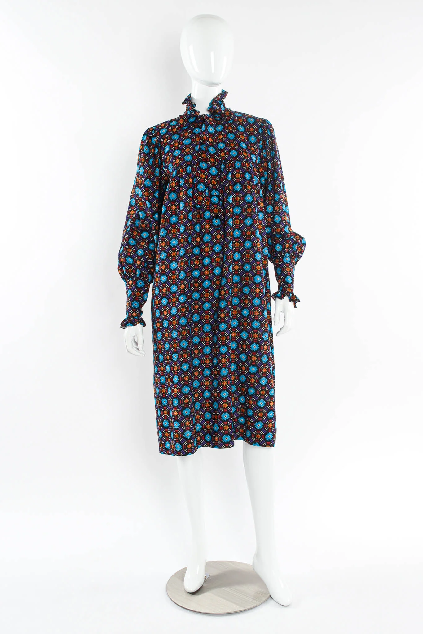 Geo Floral Tunic Dress