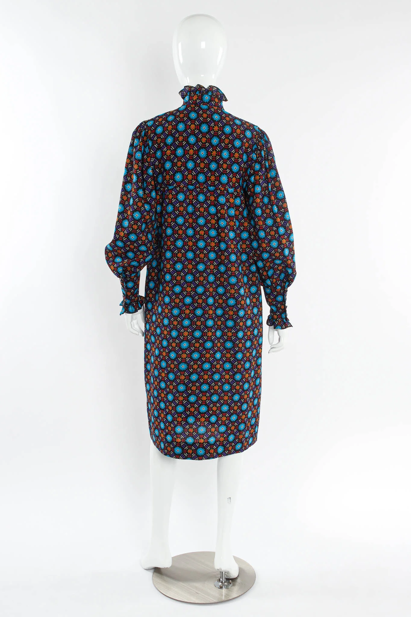 Geo Floral Tunic Dress - Image 3