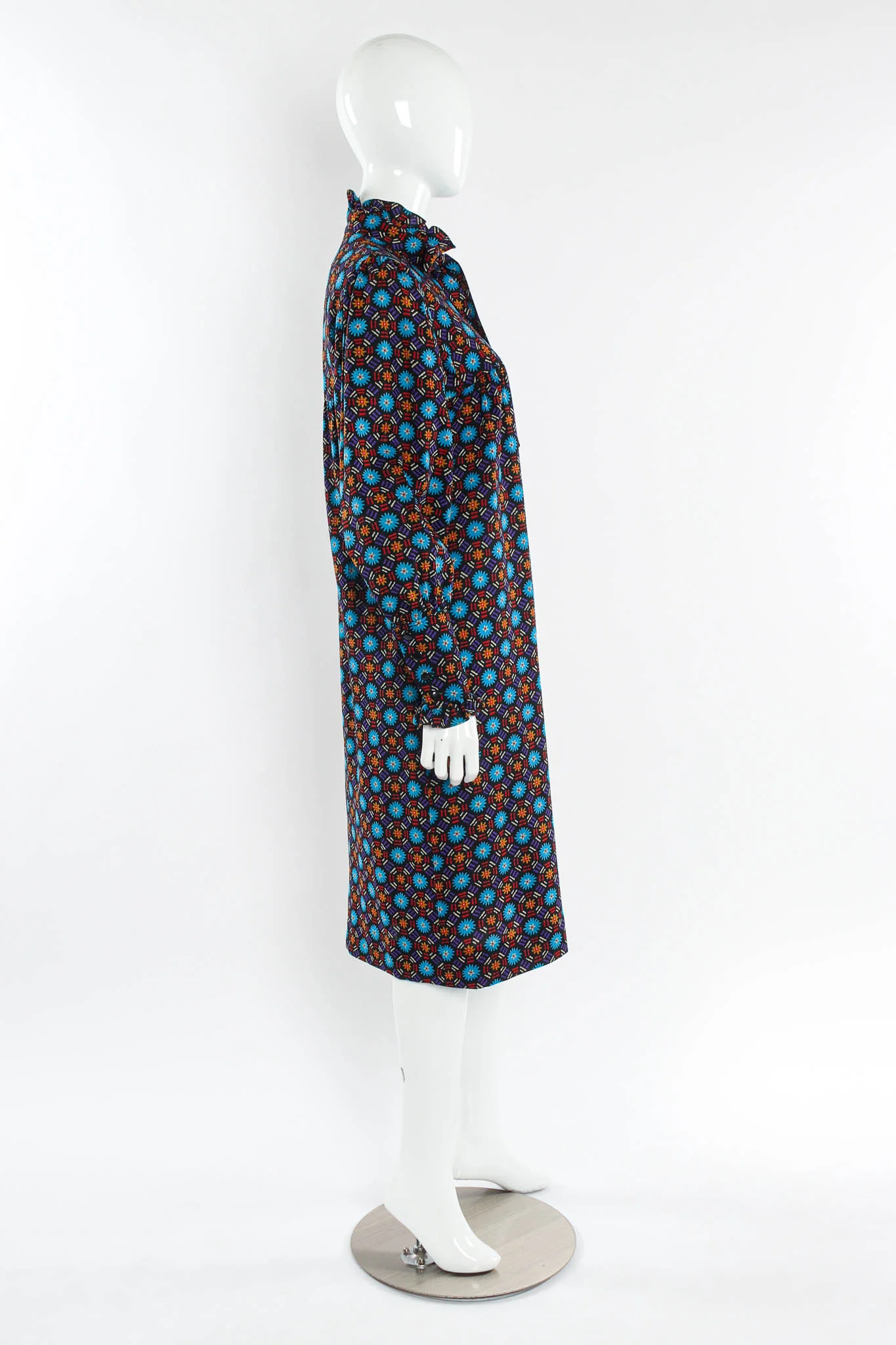 Geo Floral Tunic Dress - Image 4