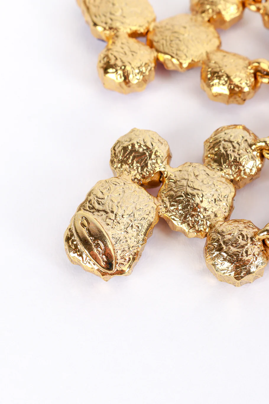 Geo Gem Link Drop Earrings - Image 5