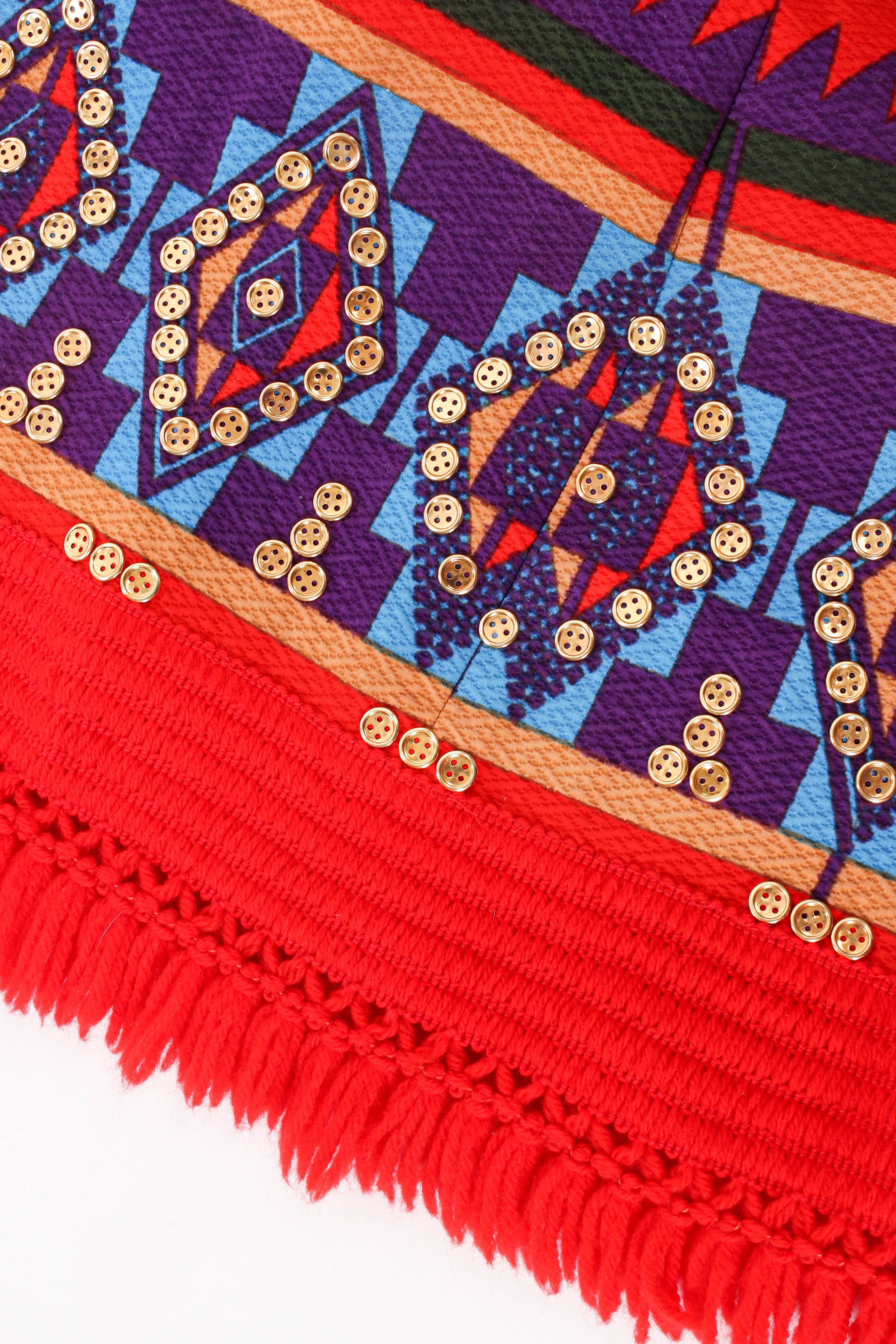 Geo Ikat Print Dress - Image 9