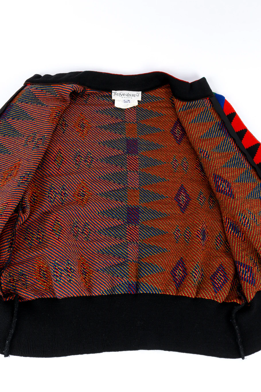 Geo Knit Wool Sweater - Image 5