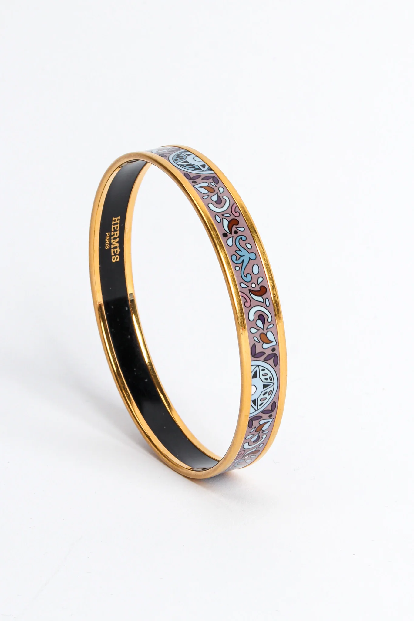 Geo Paisley Narrow Enamel Bracelet - Image 4