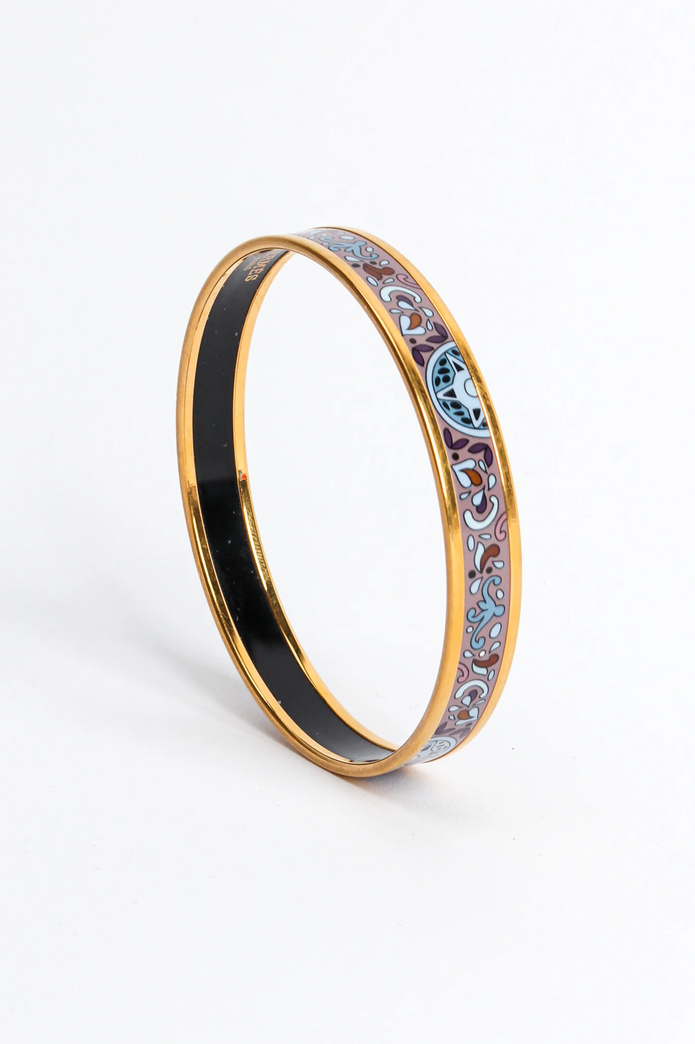 Geo Paisley Narrow Enamel Bracelet - Image 5