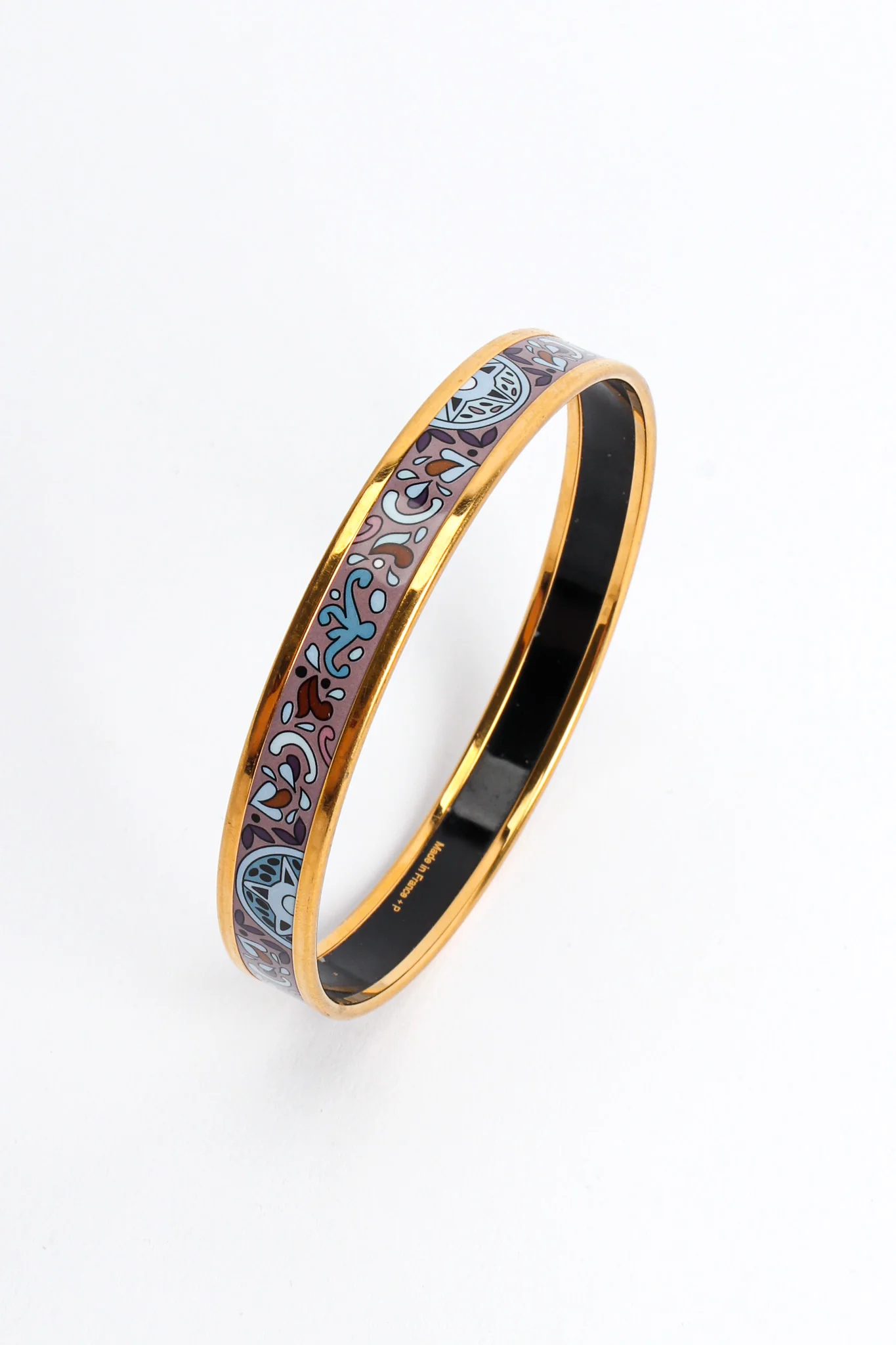 Geo Paisley Narrow Enamel Bracelet - Image 7
