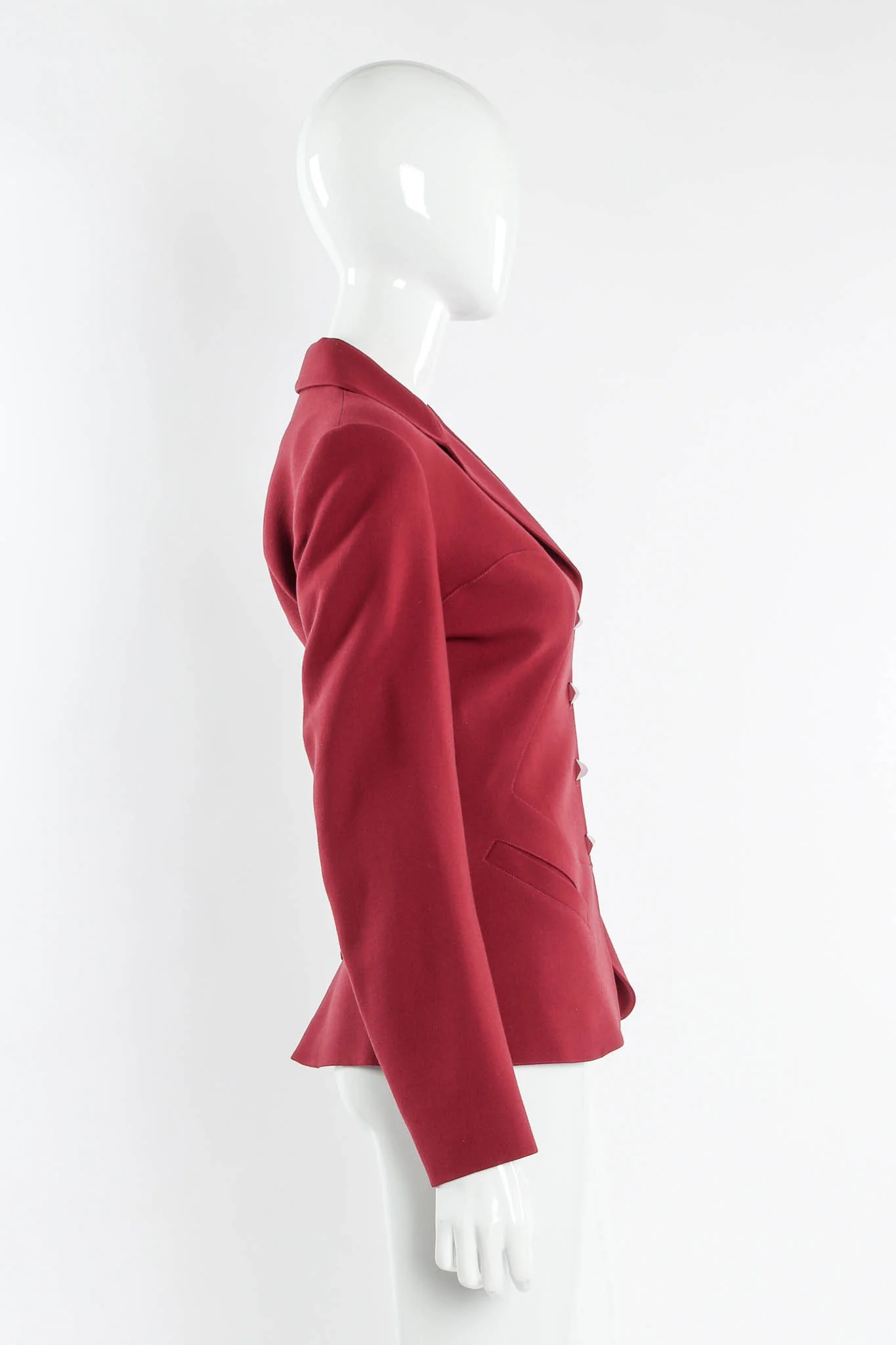 Geo Panel Structured Blazer - Image 4