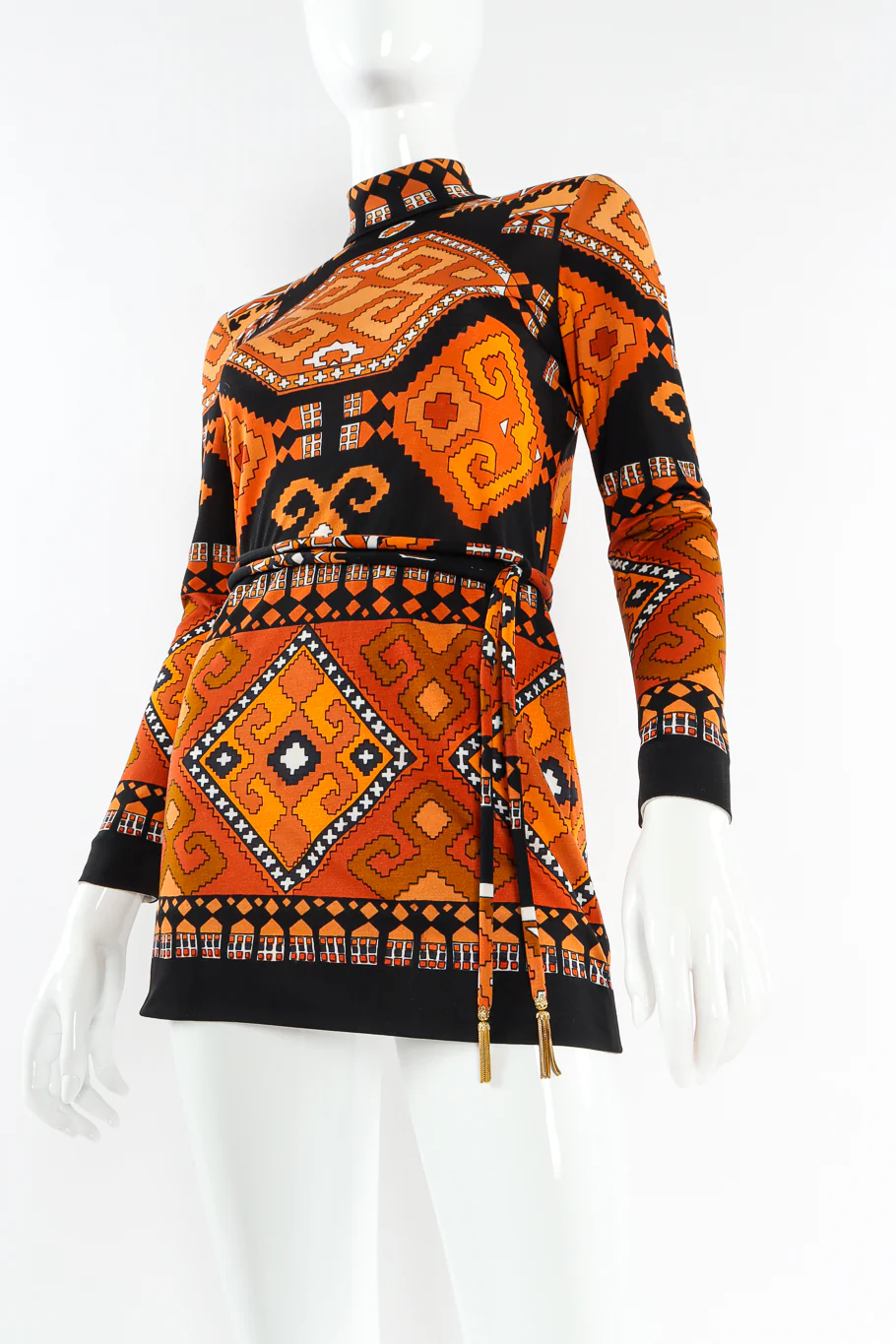 Geo Print Tunic Top - Image 2