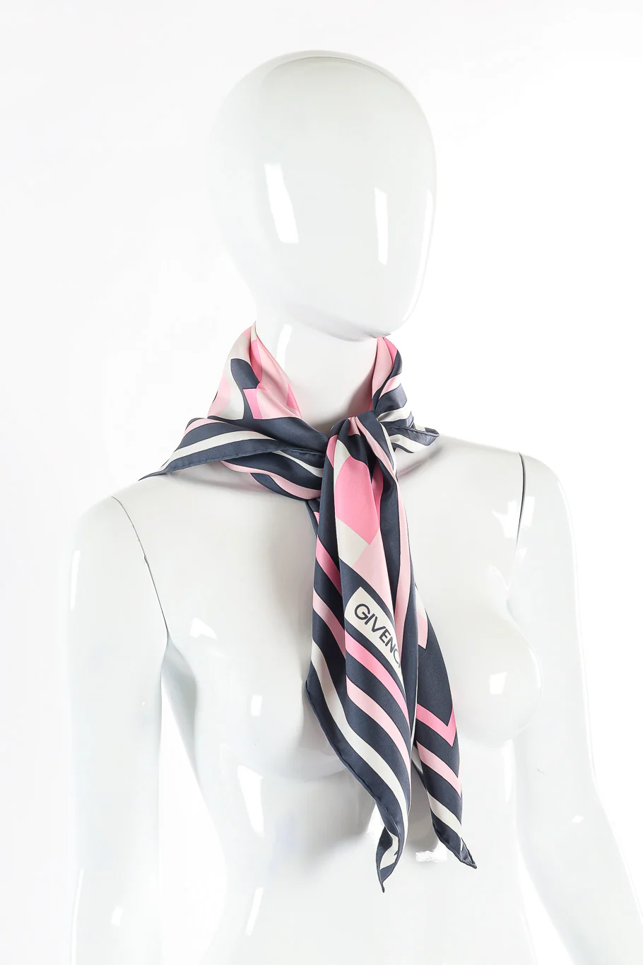 Geo Square Tetris Print Scarf - Image 3