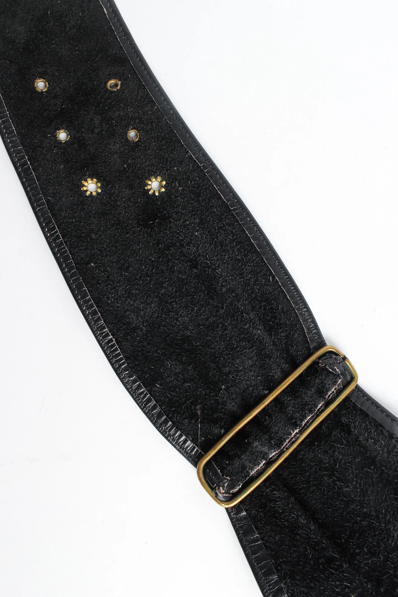 Geo Stone Leather Sash Belt - Image 6