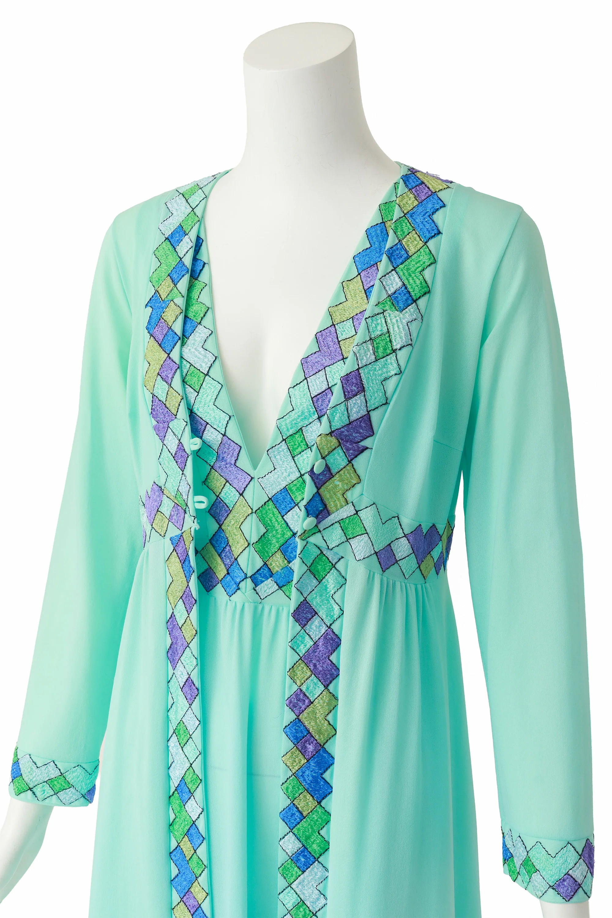 Geo Trim Robe & Dress Set - Image 3