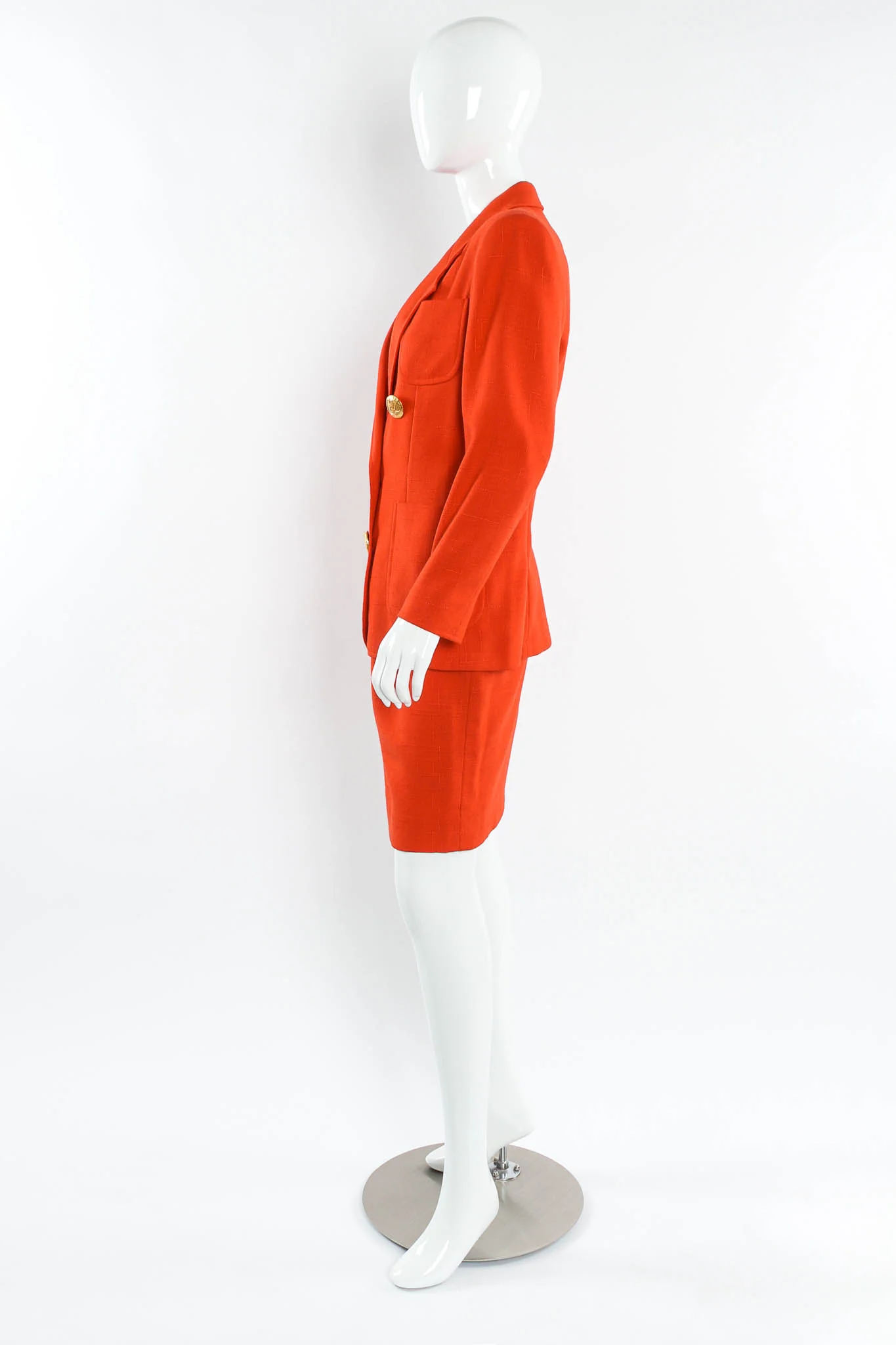Geo Blazer & Skirt Suit Set - Image 2