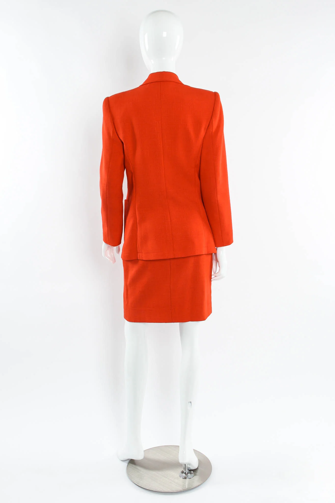 Geo Blazer & Skirt Suit Set - Image 3