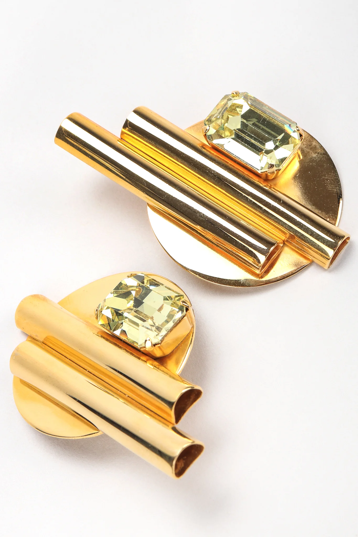 Geometric Button Earrings - Image 5