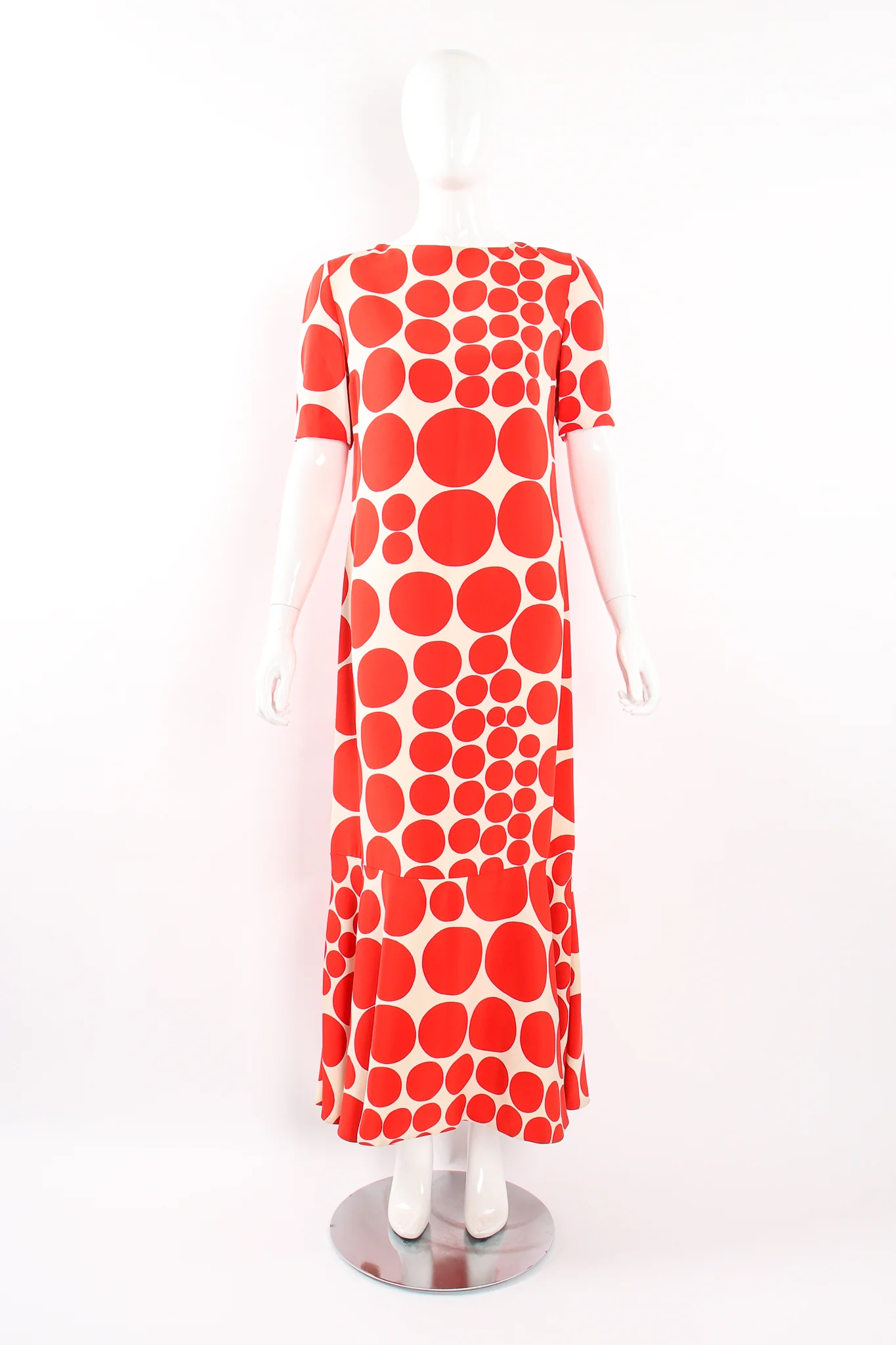 Geometric Dot Mermaid Gown