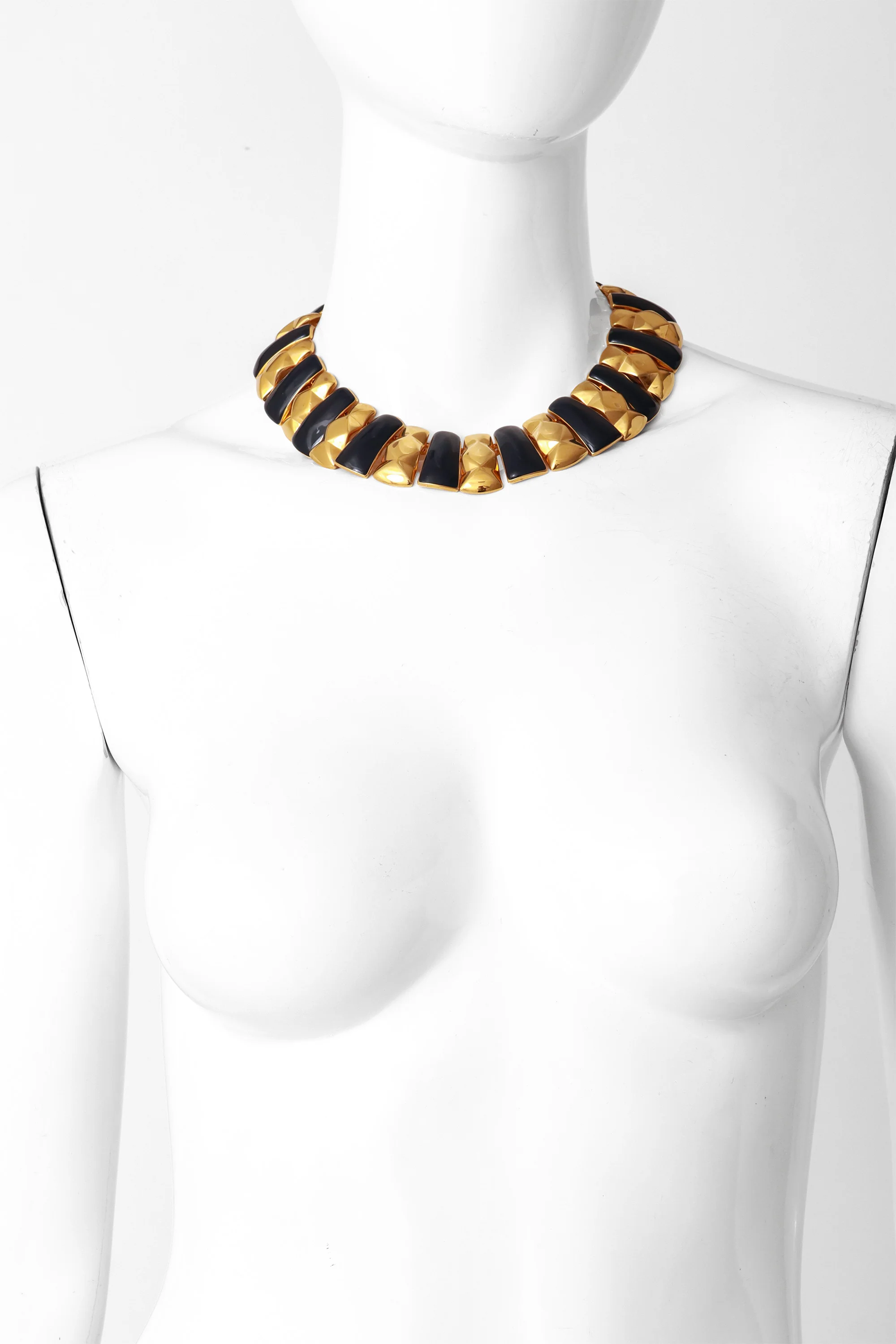 Geometric Enamel Bar Collar - Image 2