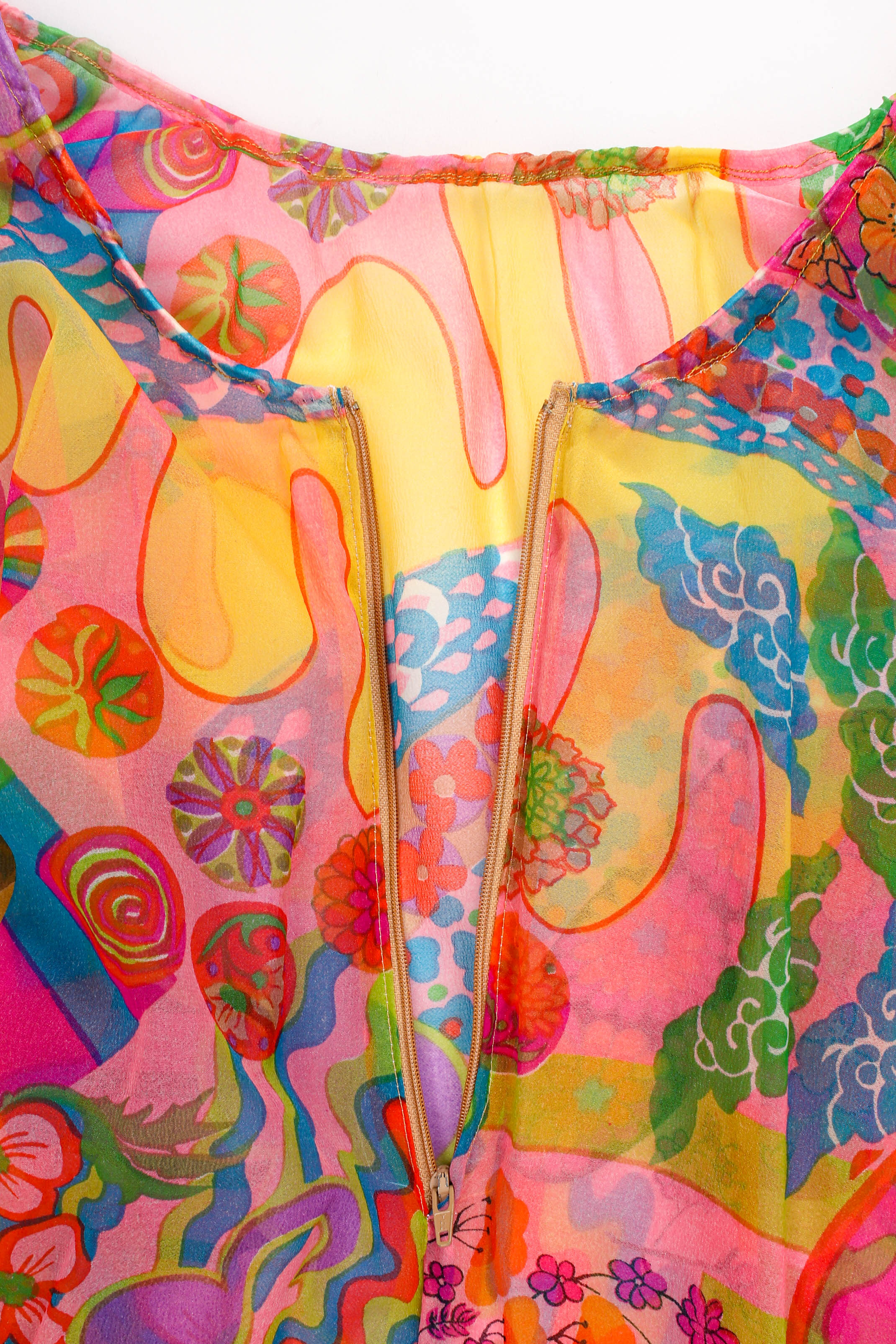 Geometric Floral Caftan - Image 10