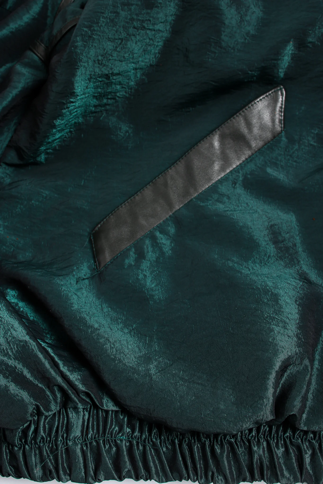 Geometric Fur Nylon Bomber - Image 16