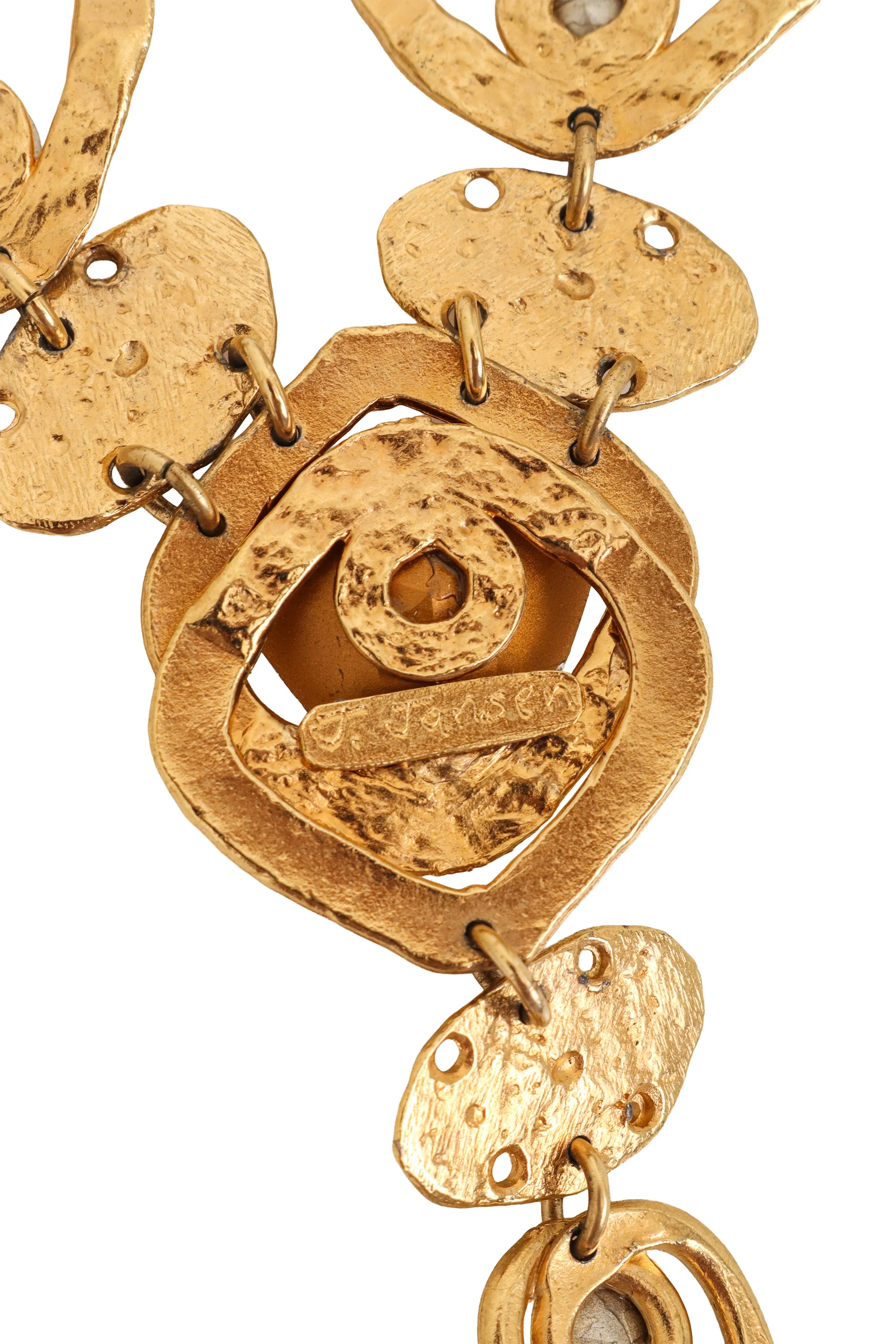 Geo Link Crystal Drop Necklace - Image 6