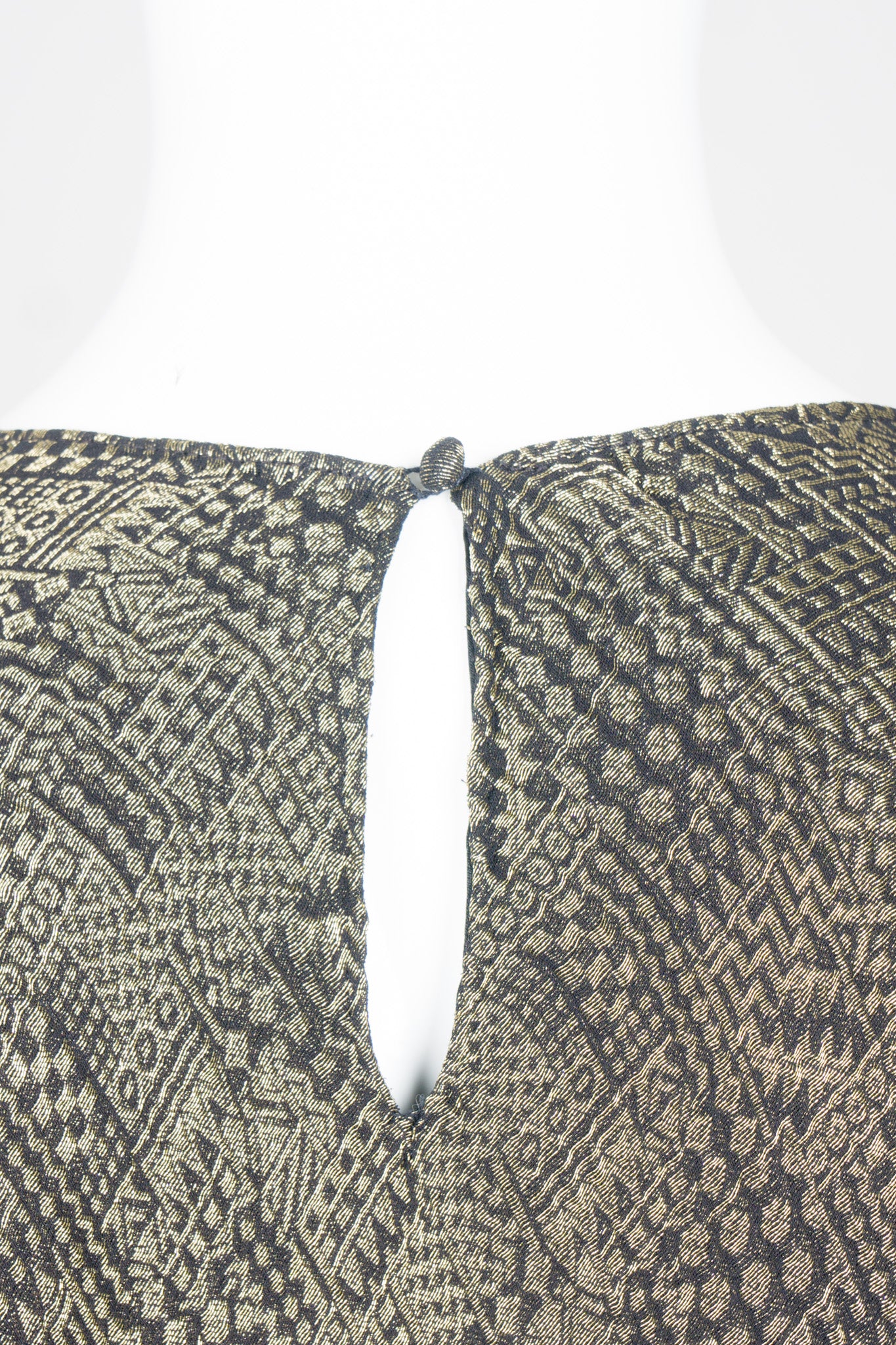 Geometric Metallic Skirt & Top Set - Image 9