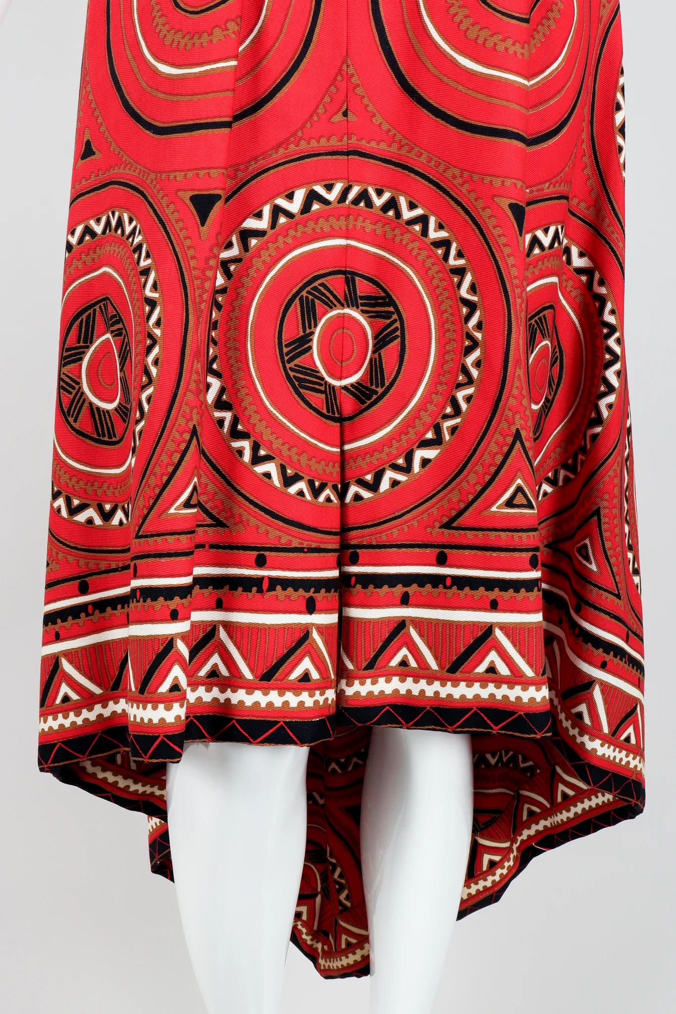 Geometric Print High Low Dress - Image 6