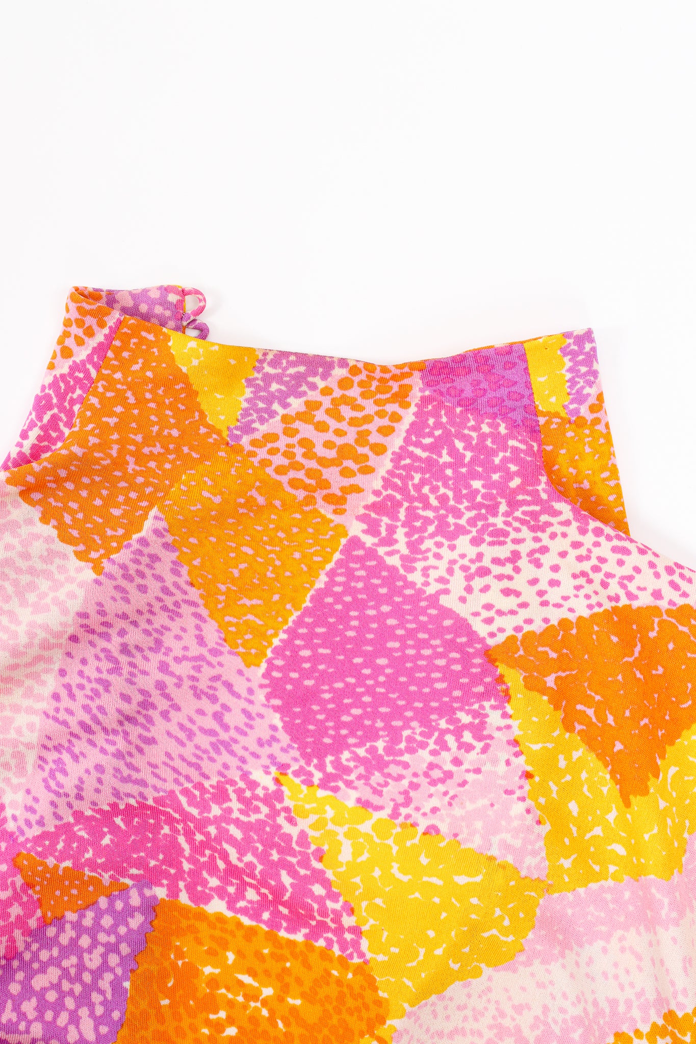 Geometric Silk Jersey Dress & Overskirt - Image 32