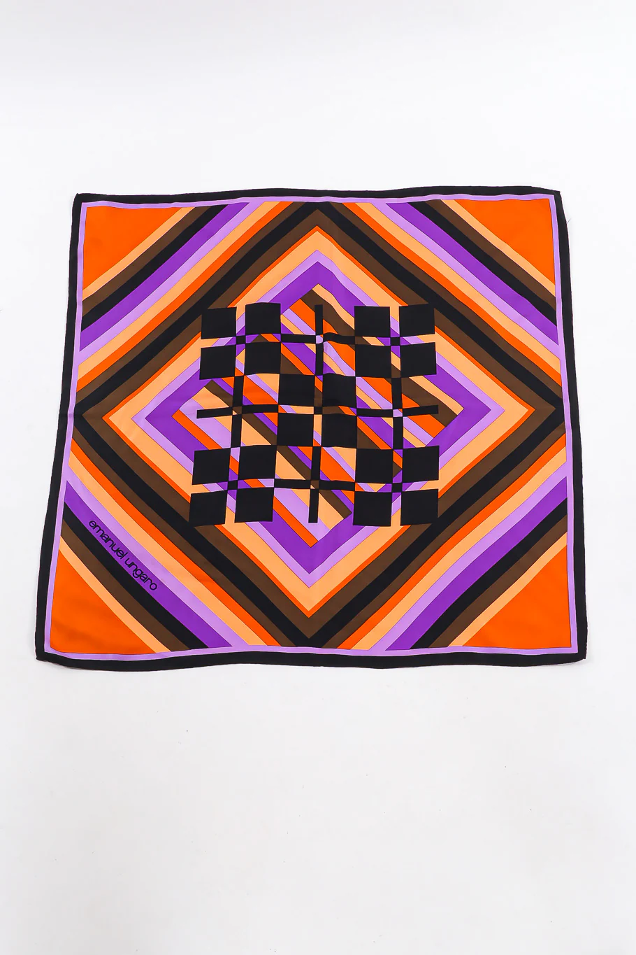 Geometric Stripe Scarf - Image 3