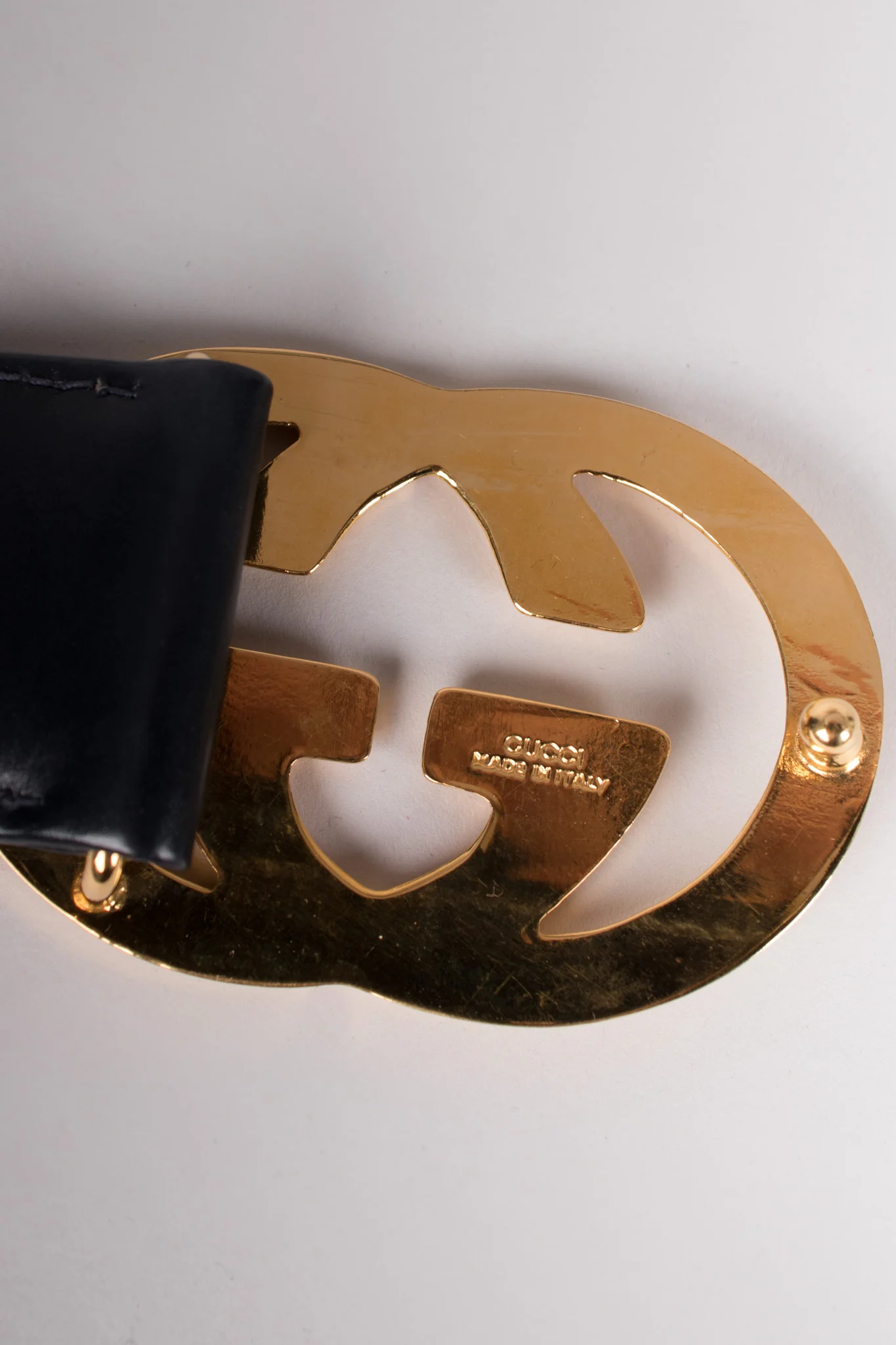 GG Logo Leather Belt - Image 7