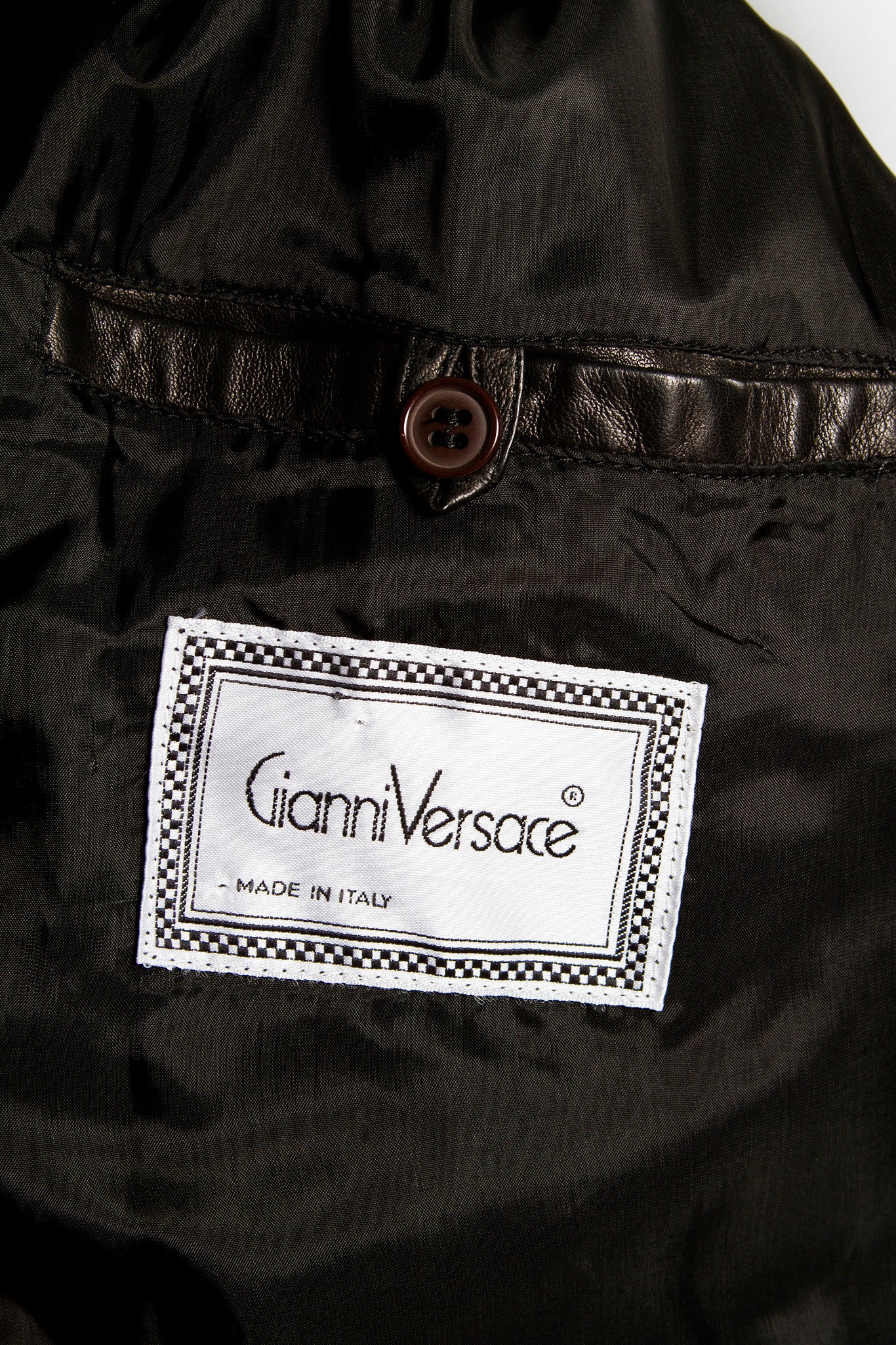Leather Macrame Bomber Jacket - Image 8