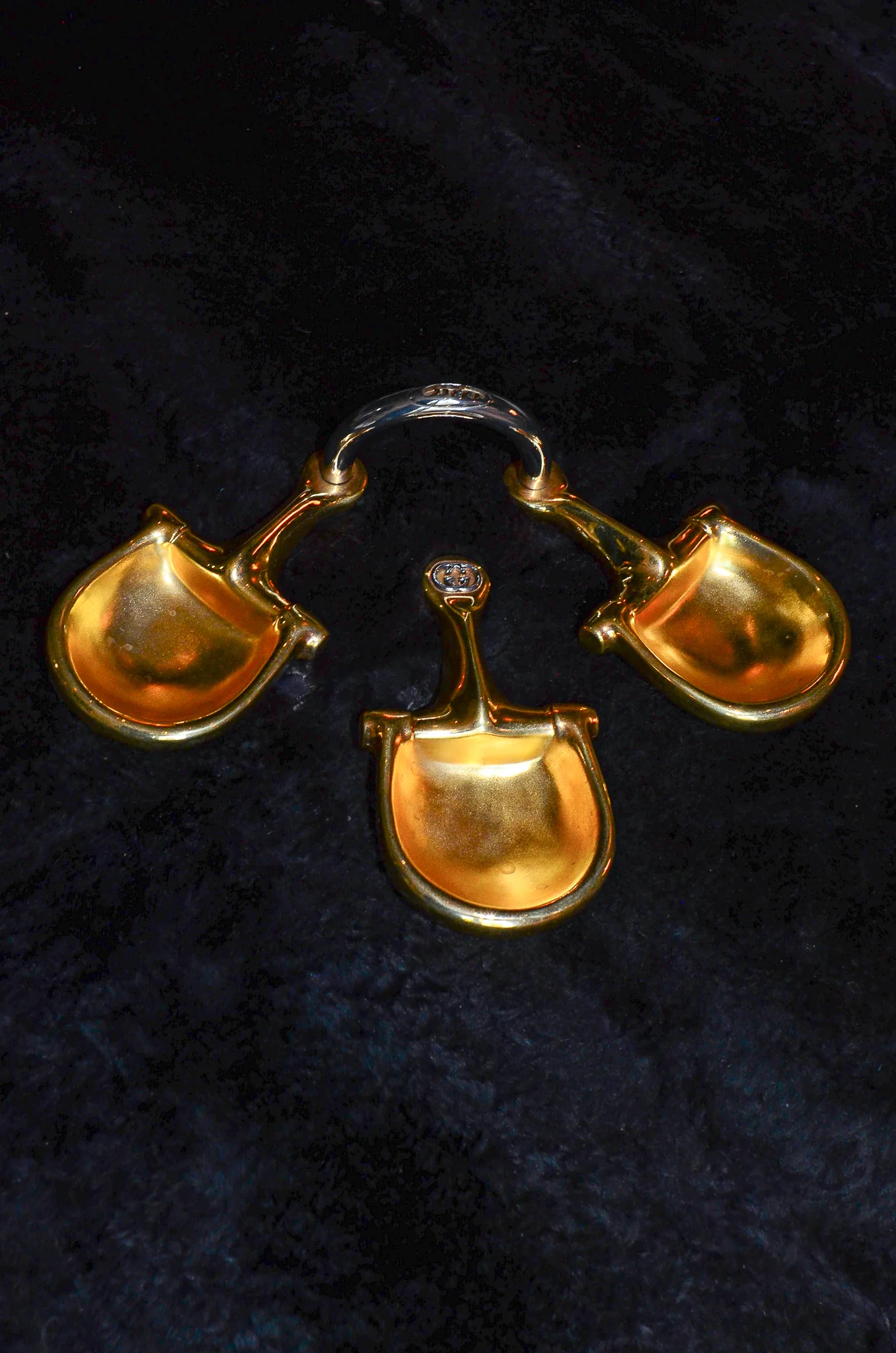 Gilded Horsebit Valet Dish Set - Image 3