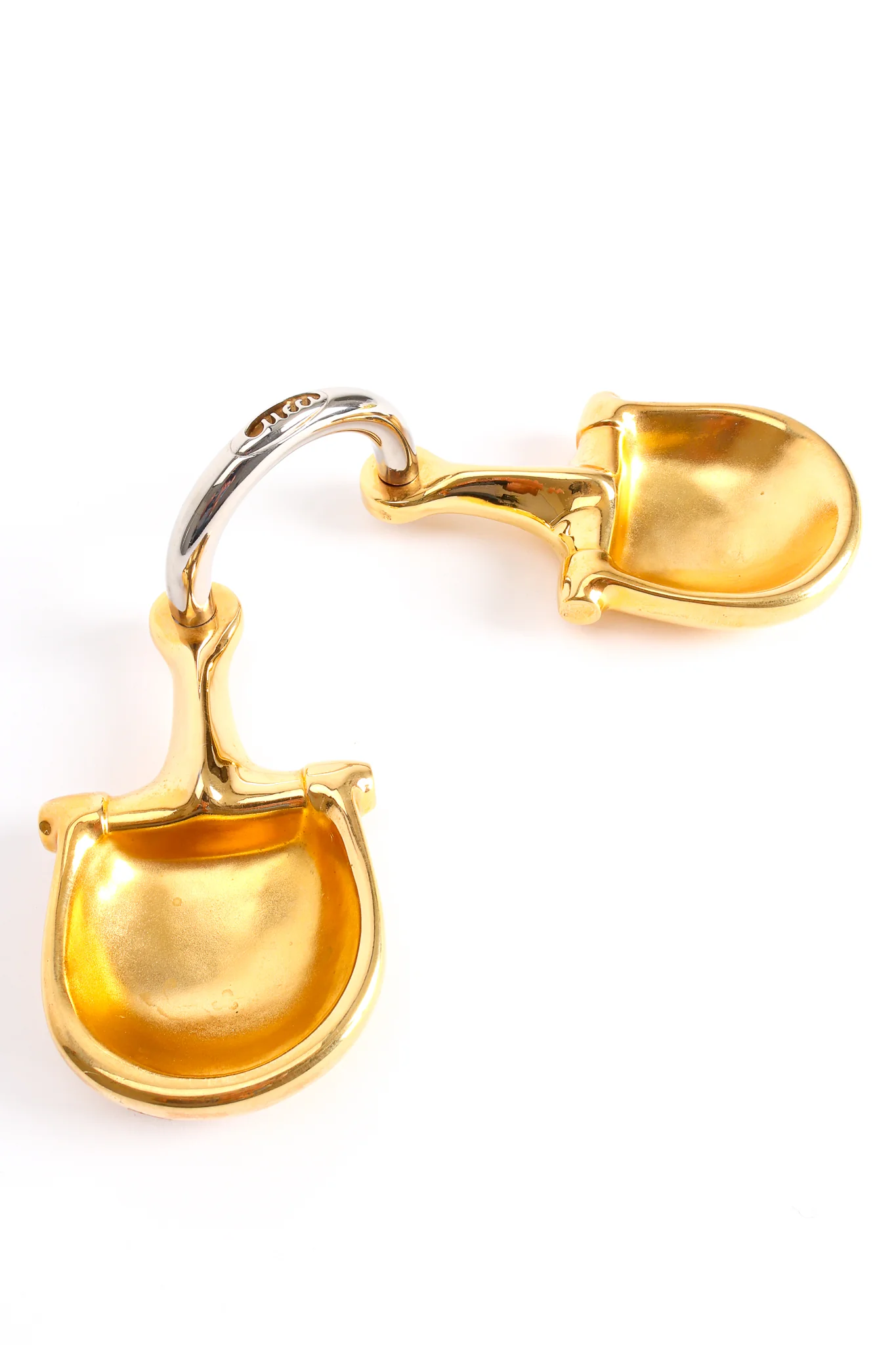 Gilded Horsebit Valet Dish Set - Image 7