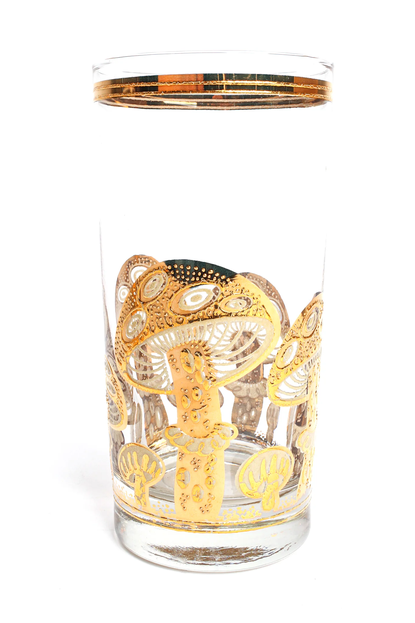 Gilded Mushroom Highball Glasses - Image 3