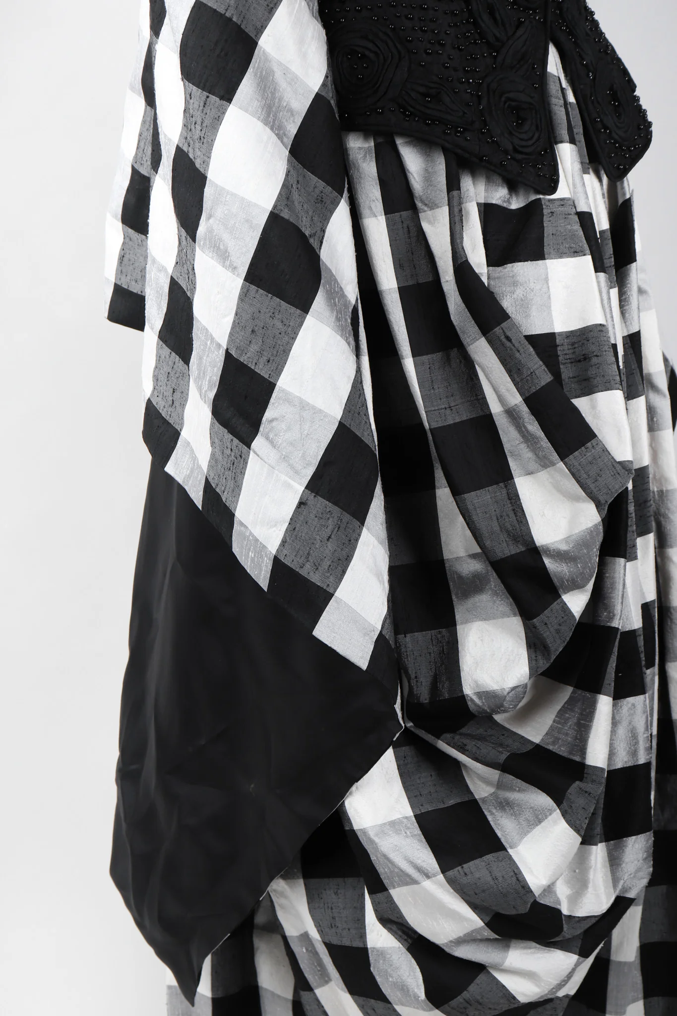 Gingham Bustier Ball Gown - Image 12