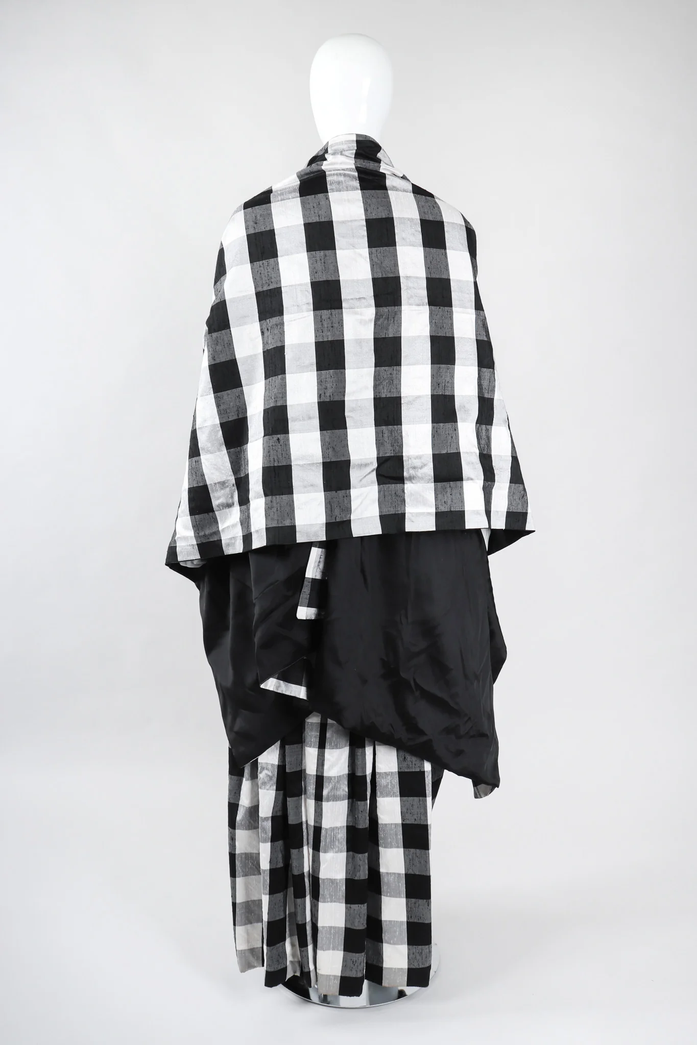 Gingham Bustier Ball Gown - Image 9