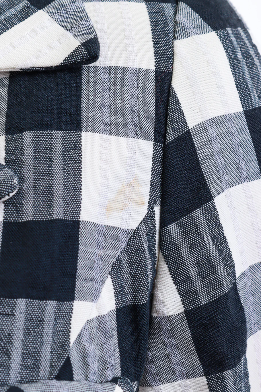 Gingham Trench Coat - Image 9