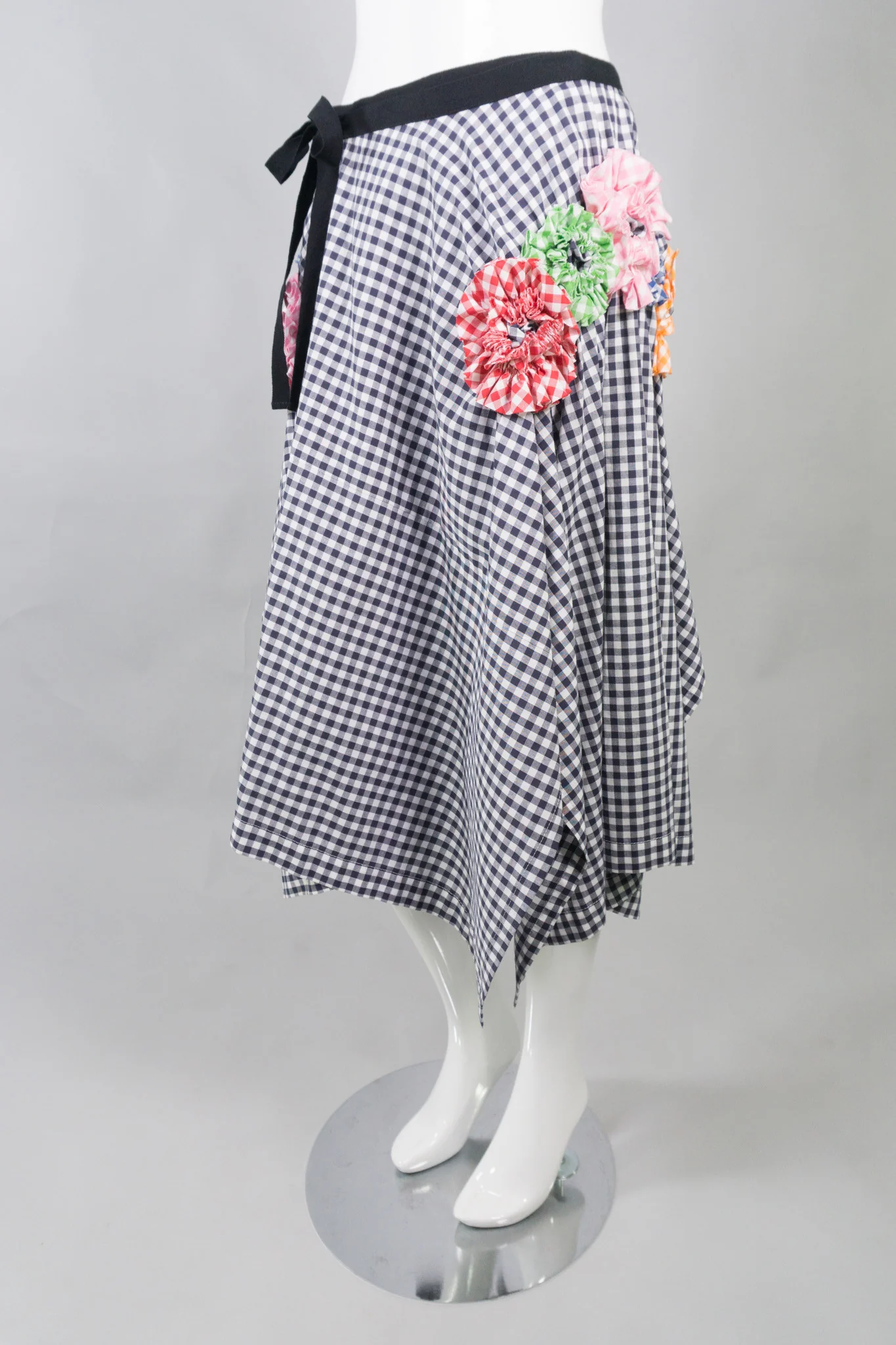 Gingham Wrap Skirt