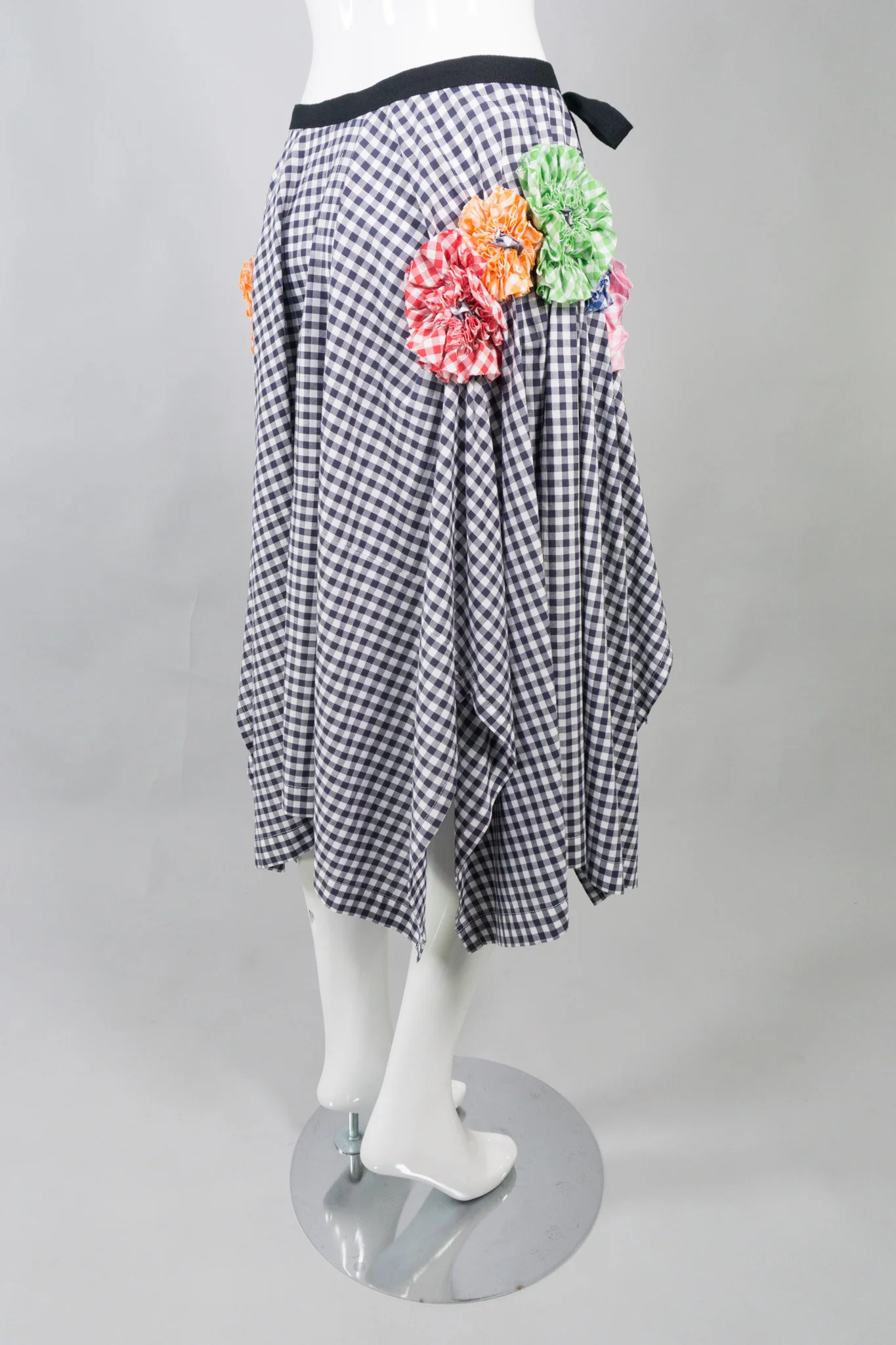 Gingham Wrap Skirt - Image 4