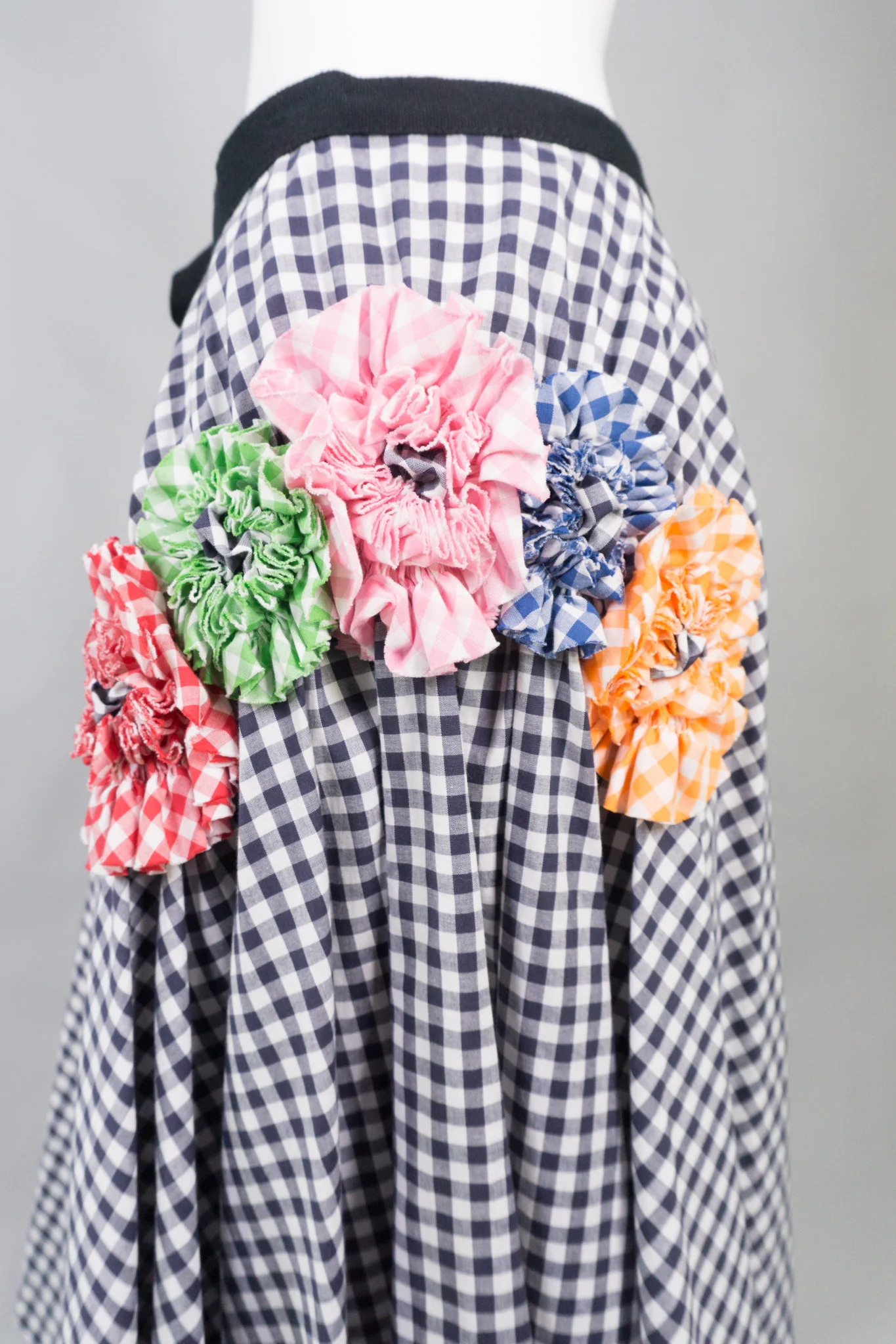 Gingham Wrap Skirt - Image 6